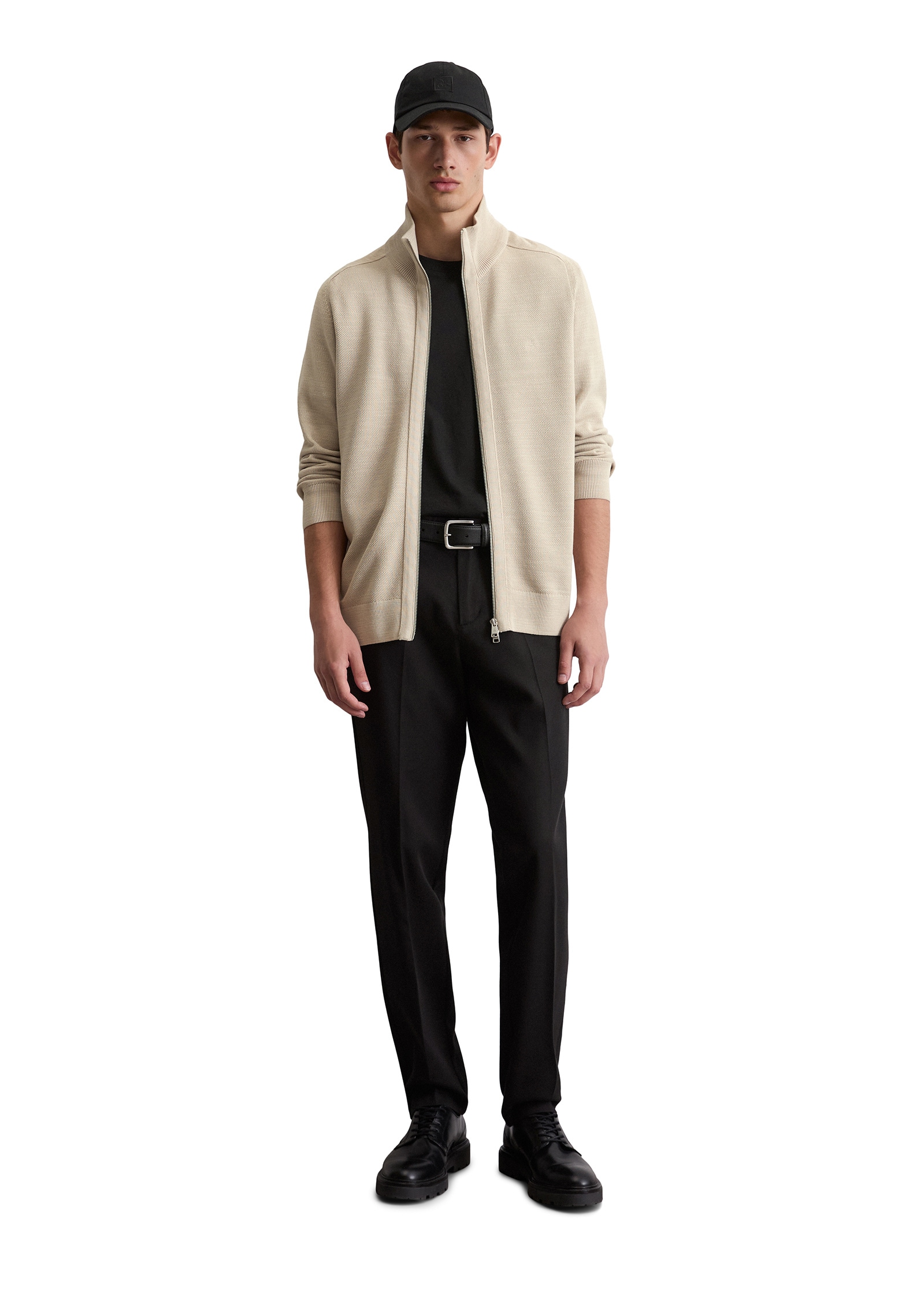 Marc O'Polo Cardigan »aus feinem Bio-Baumwoll-Piqué«