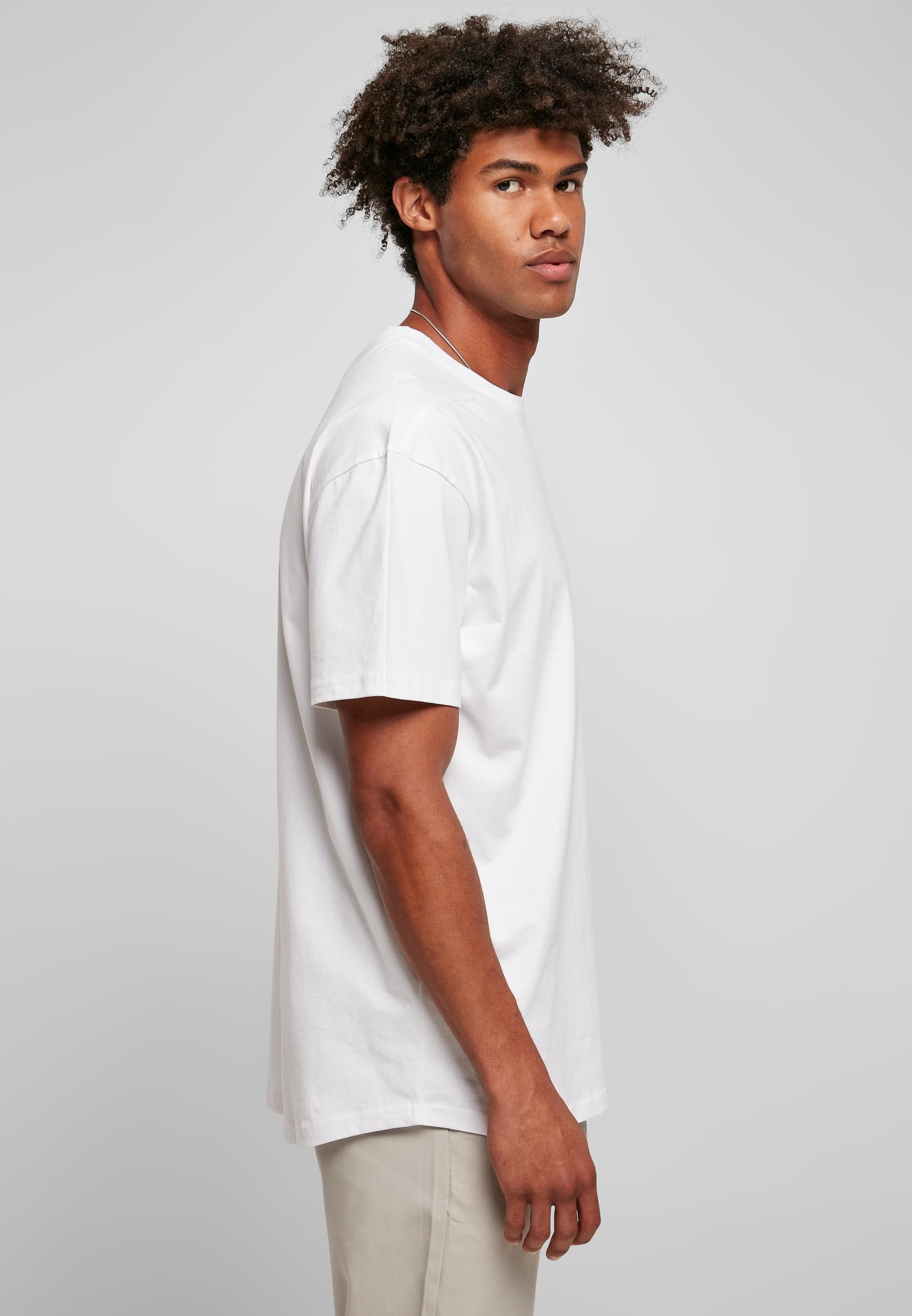 URBAN CLASSICS T-Shirt »Urban Classics Herren Recycled Curved Shoulder Tee« 1 Stk. tlg.