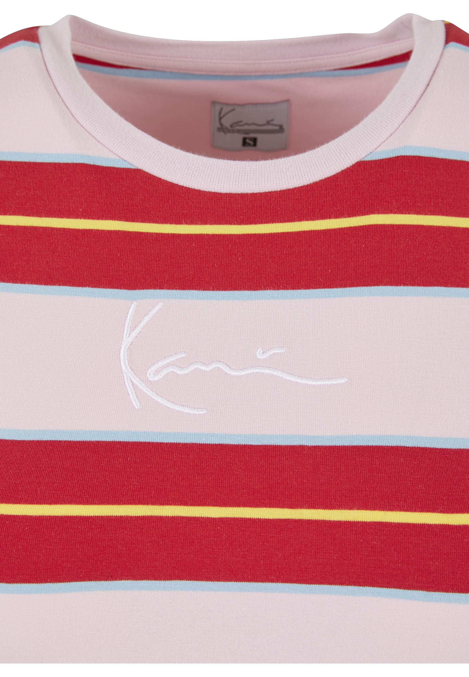 Karl Kani T-Shirt »Karl Kani Damen KW213-040-1 KK Small Signature Stripe Tee« 1 Stk.