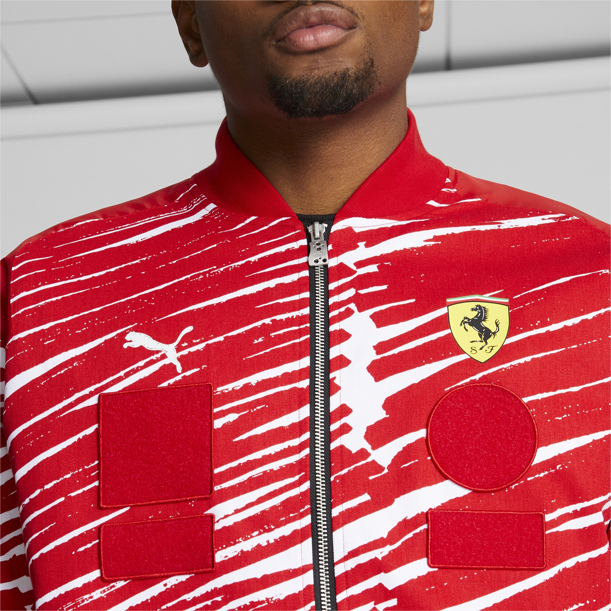 PUMA Trainingsjacke »Scuderia Ferrari x Joshua Vides Race Jacke Herren«