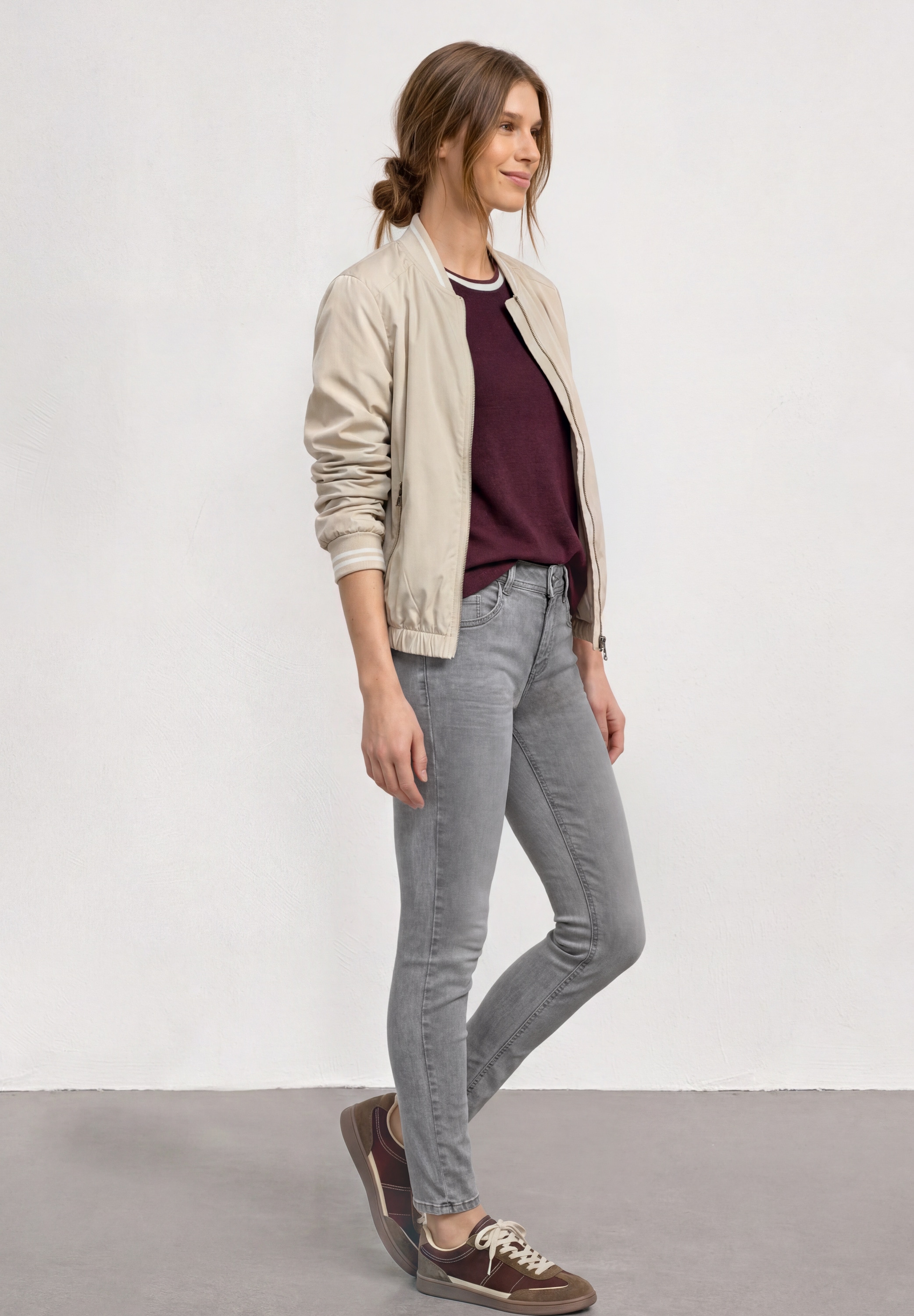 STREET ONE Slim-fit-Jeans Middle Waist