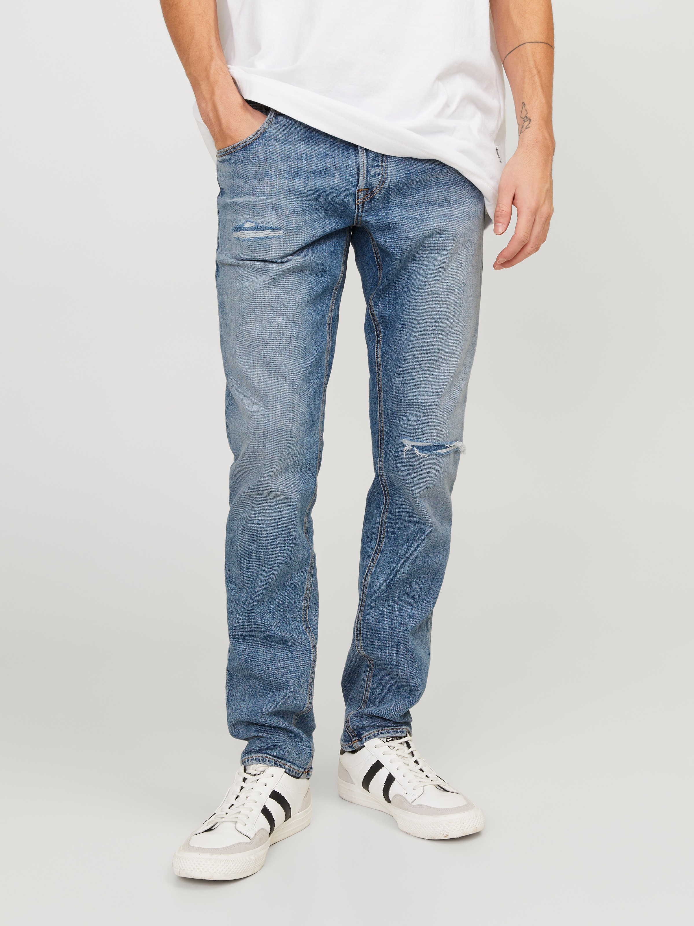 Jack & Jones Slim-fit-Jeans "JJIGLENN JJCOLE AM 171 SN" günstig online kaufen