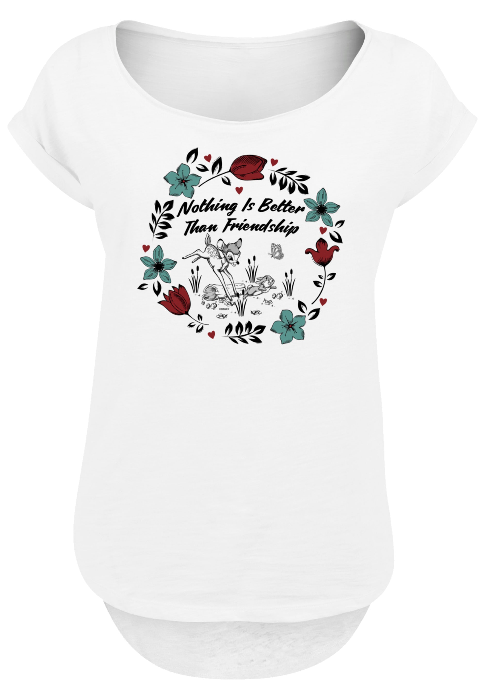 F4NT4STIC T-Shirt »Disney Bambi Nothing Is Better Than Freundehip«, Premium Qualität