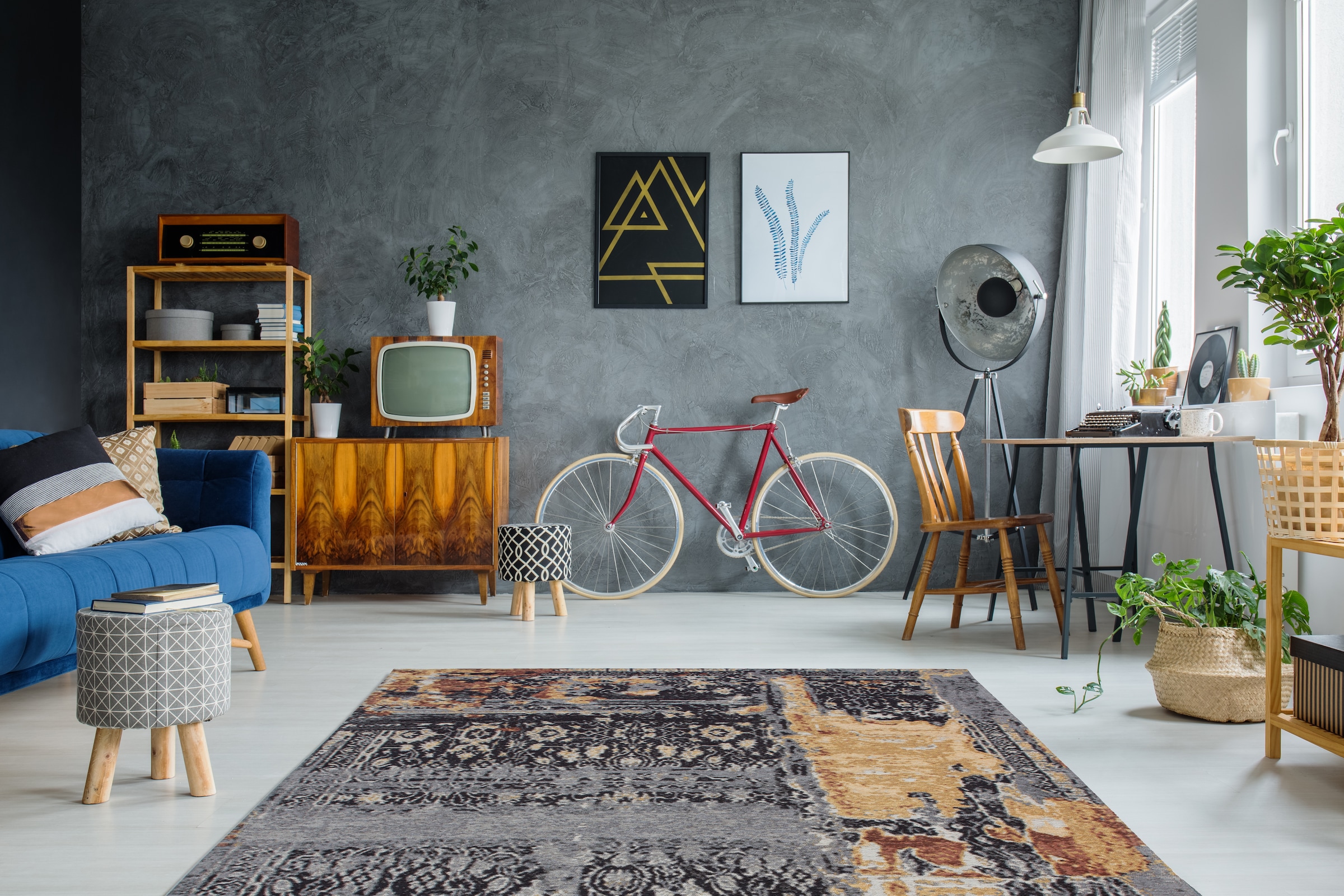 Arte Espina Teppich »Blaze 500«, rechteckig, 8 mm Höhe, spannendes Design,stilvolle Farbgebung,pflegeleicht & widerstandsfähig