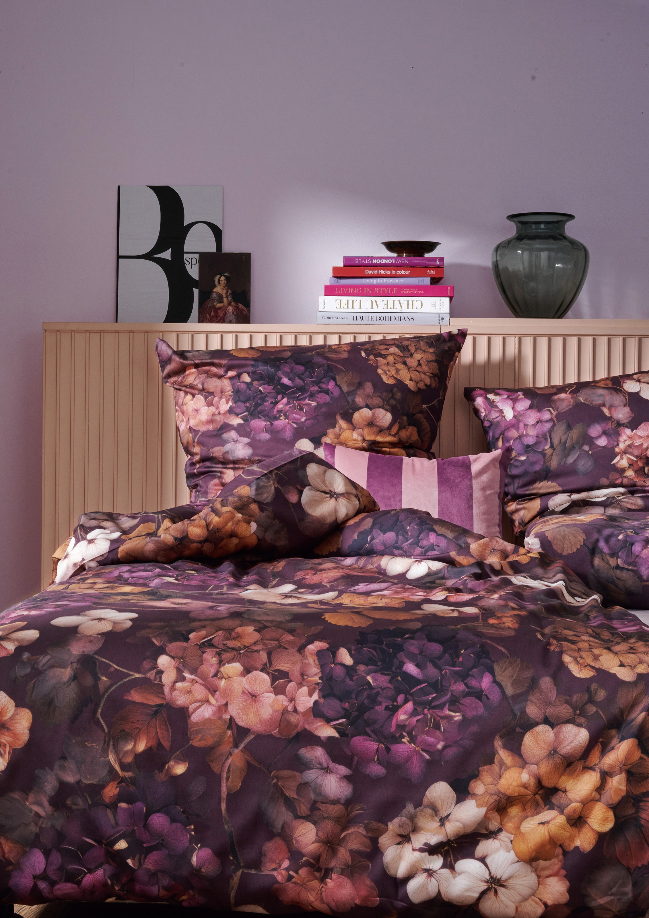 APELT Bettwäsche "Lutetia" 2 Bettwäsche-Set mit Reißverschluss, Baumwoll-Satin, Digitaldruck