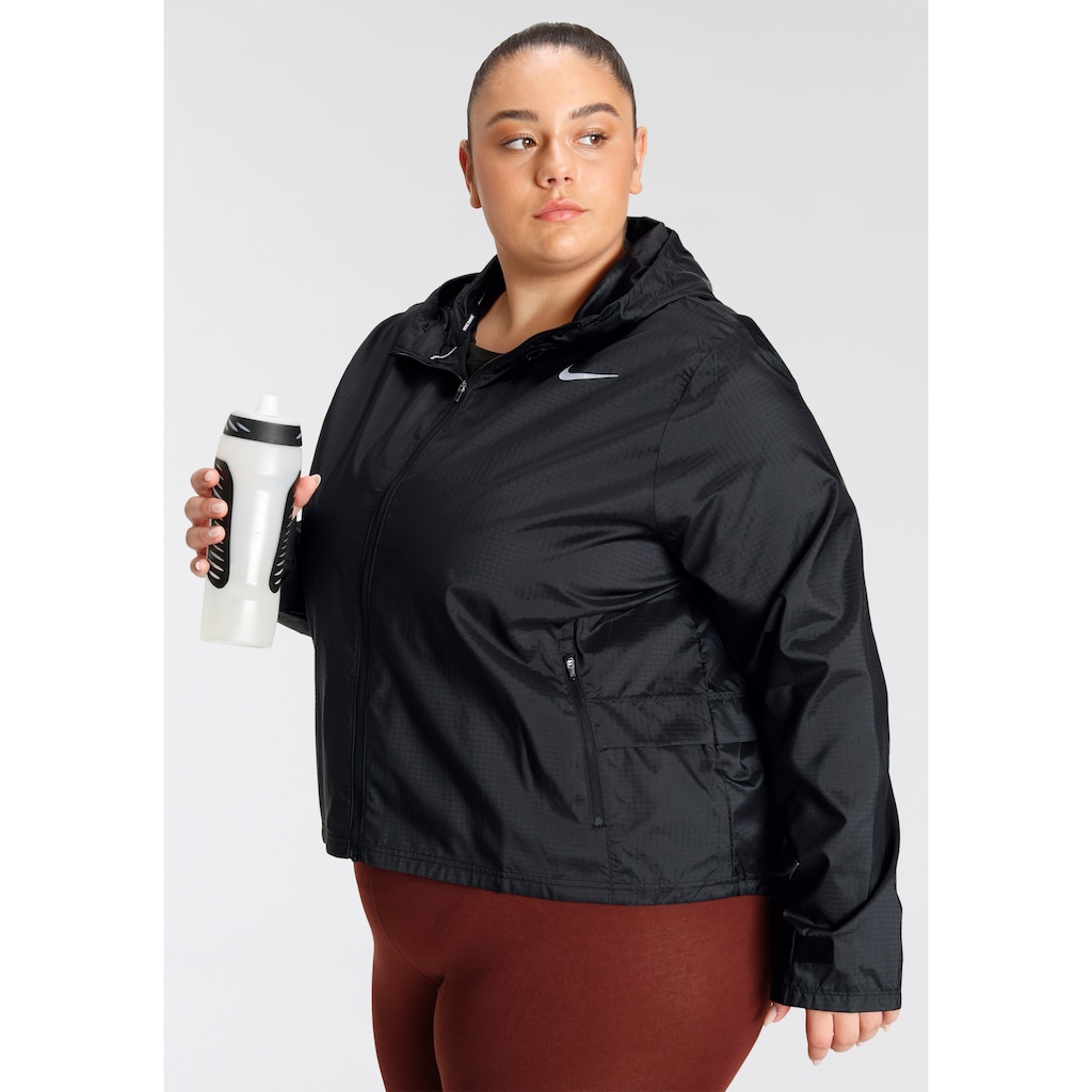 Nike Laufjacke »Essential Women's Running Jacket (Plus Size)«, mit Kapuze