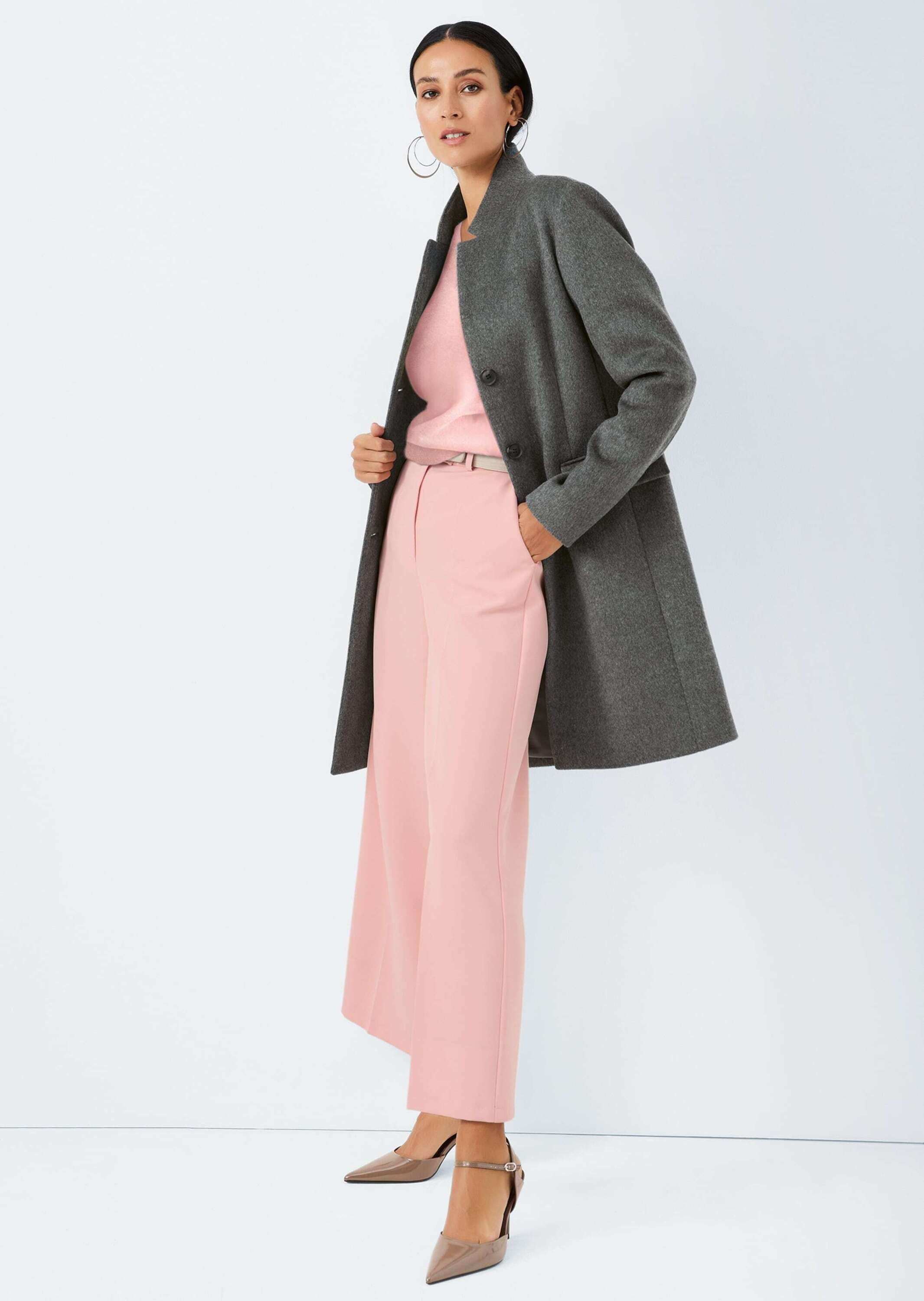 MADELEINE Langmantel »Mantel Kurzmantel mit Stehkragen«