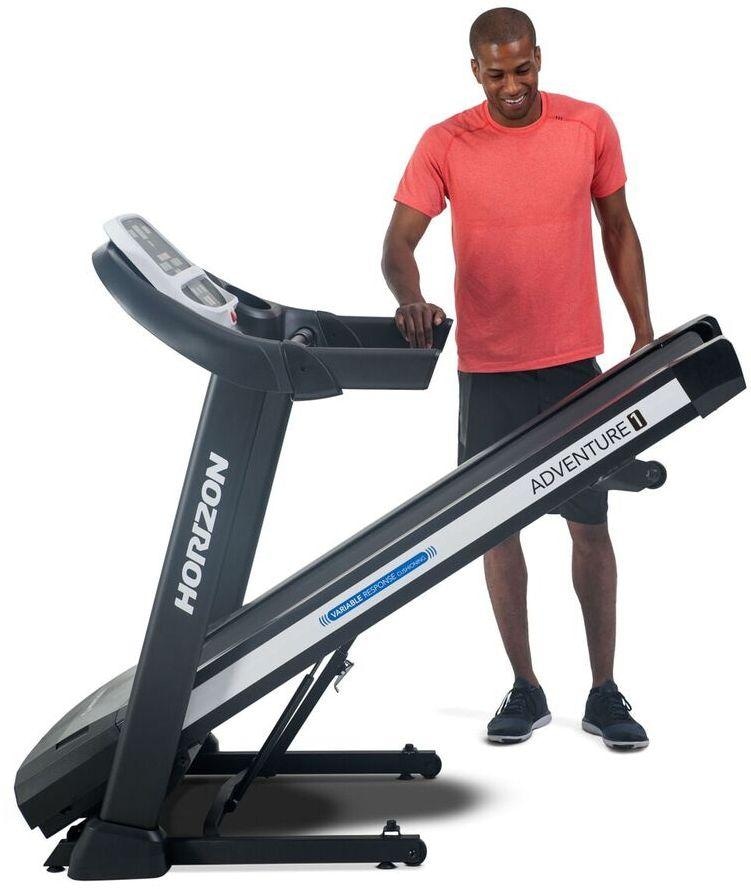 Horizon Fitness Laufband »Adventure 1«, (mit Ausklappautomatik Soft-Drop-System), bis max. 18 km/h, klappbar