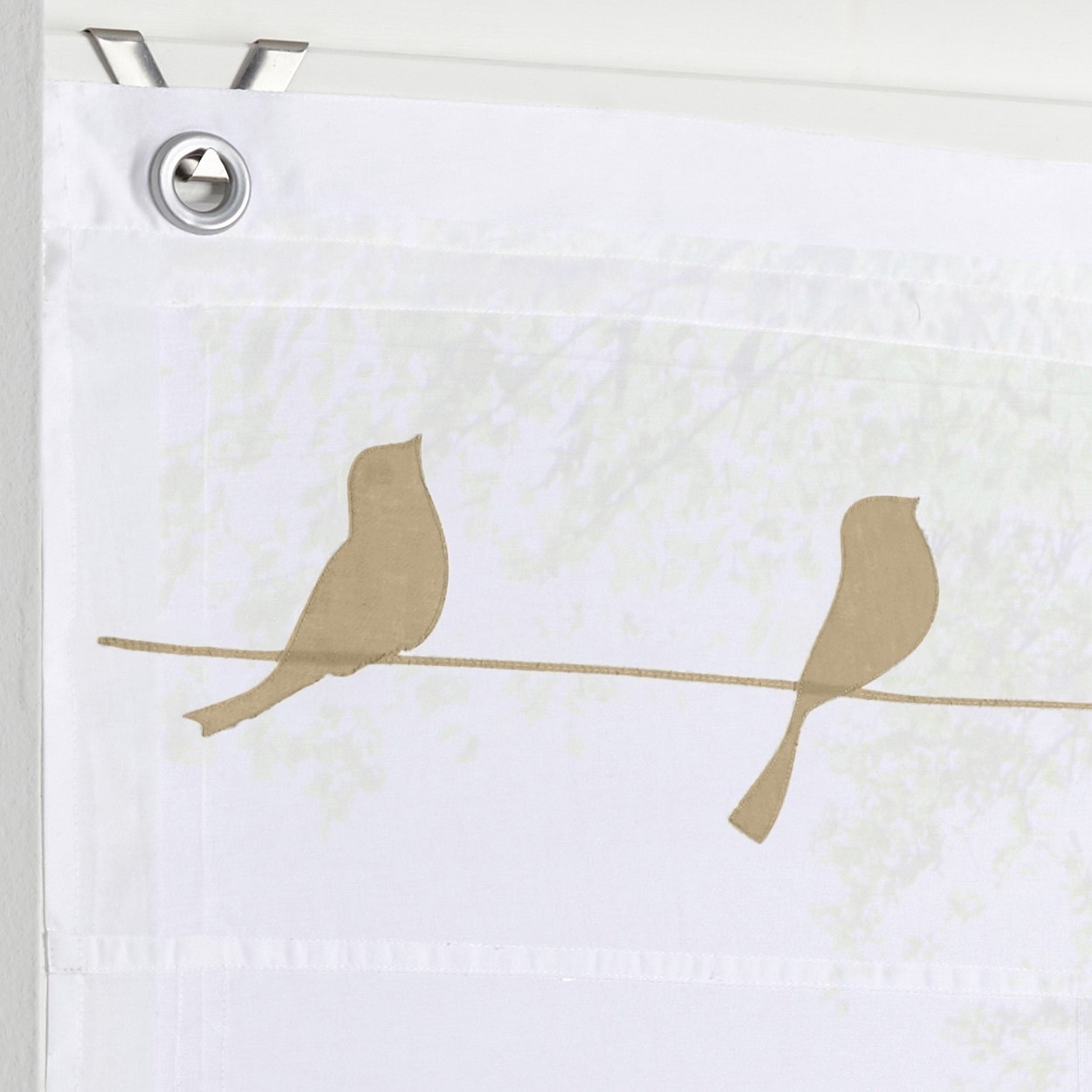 Kutti Raffrollo "Gravelot" mit Hakenaufhängung ohne Bohren freihängend Appl günstig online kaufen