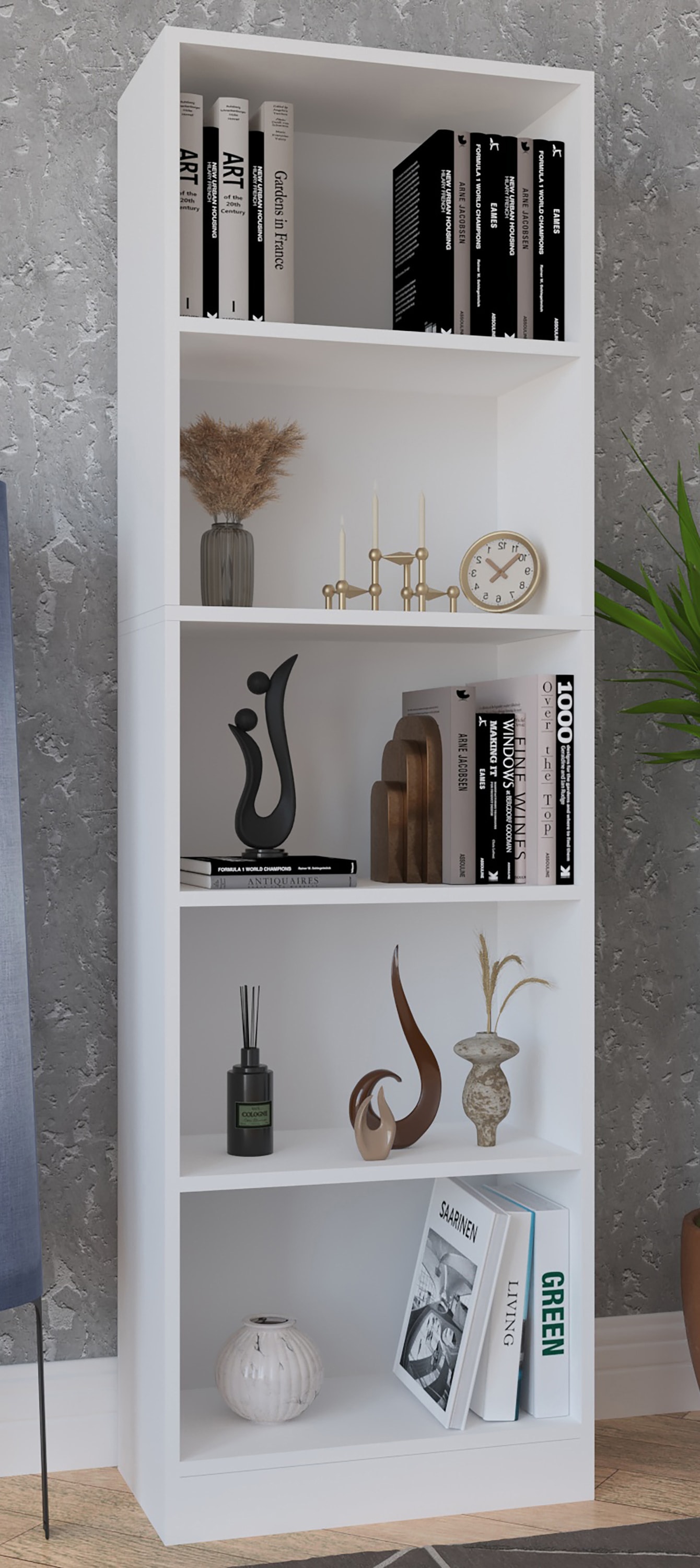 VCM Standregal »Holz Stand Regal Bücher Bücherregal Dilos XL 5f«