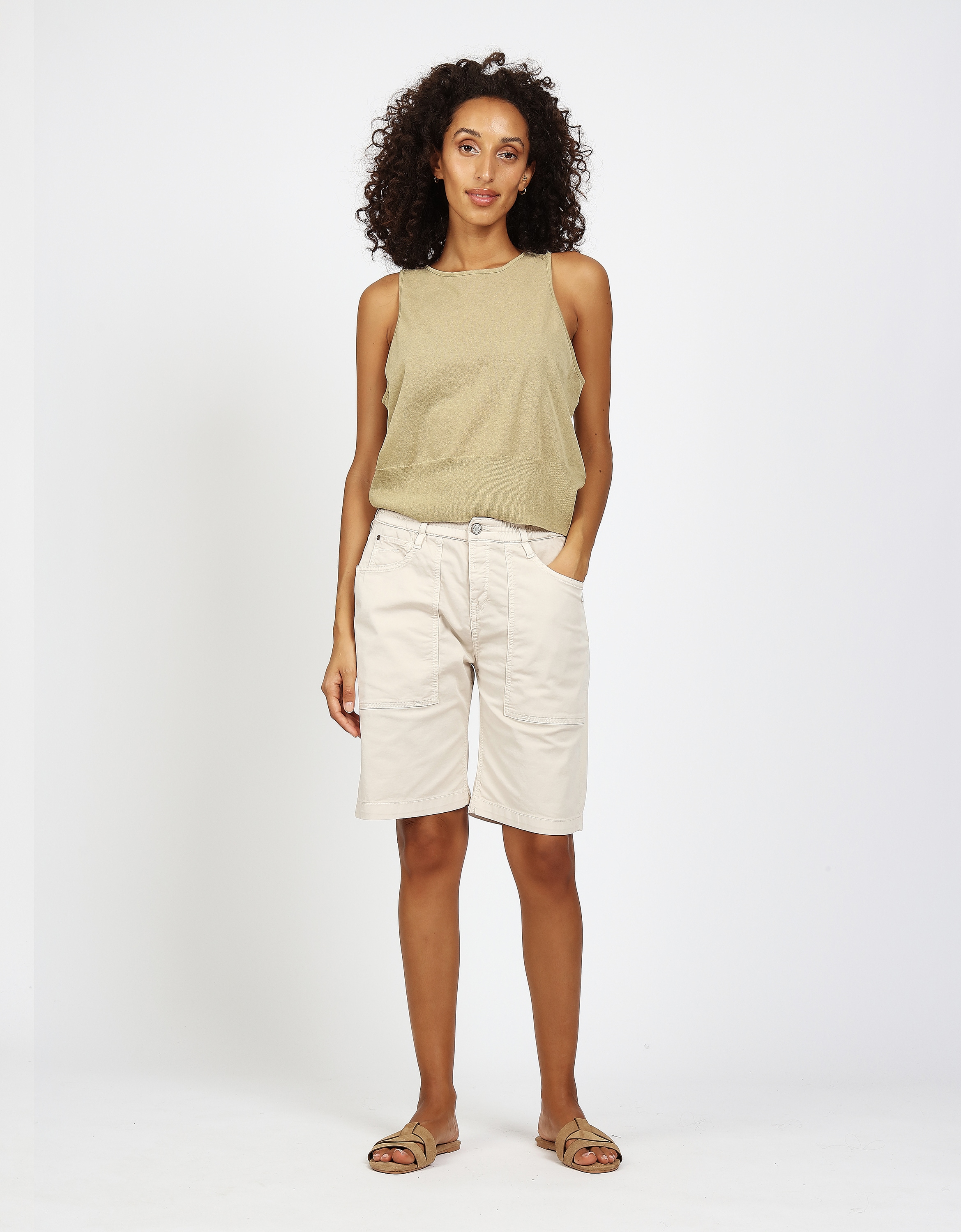 GANG Stoffhose »GANG Hosen Shorts 94NICA WORKER SHORTS«