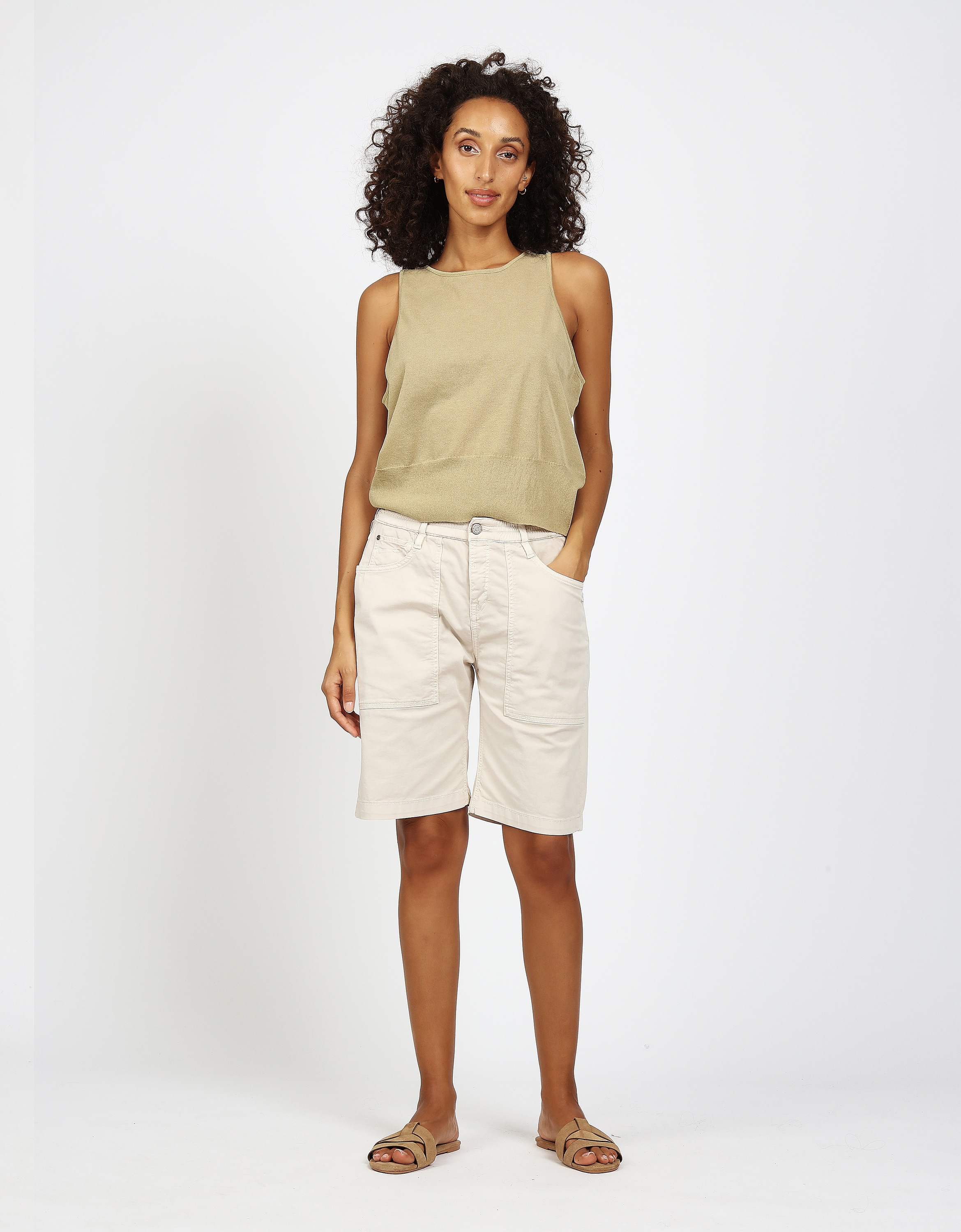 GANG Stoffhose "GANG Hosen Shorts 94NICA WORKER SHORTS" günstig online kaufen