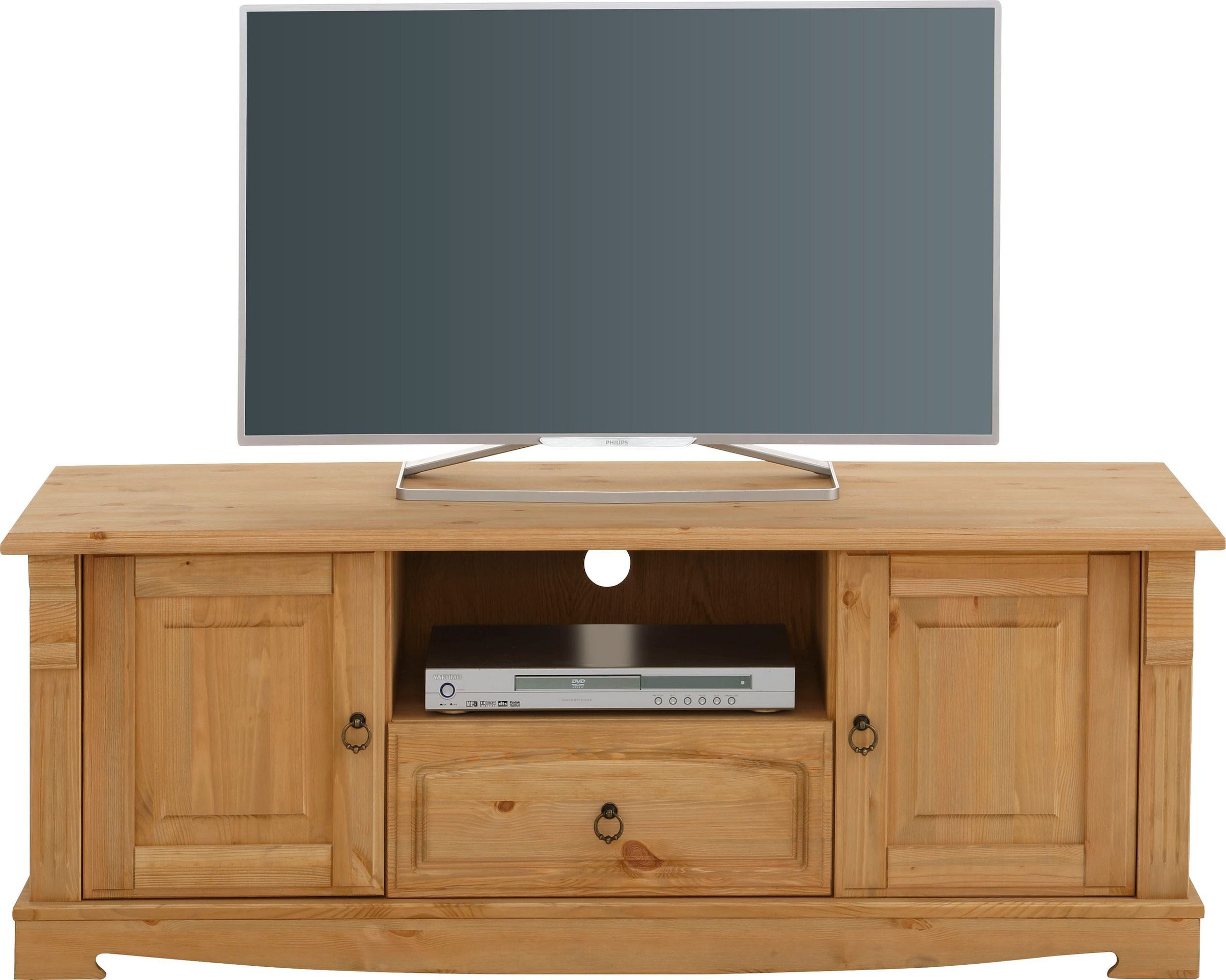 Home affaire Wohnwand »Anna«, (Set, 4 St.), aus massiver Kiefer, FSC®, im romantischen Landhausstil