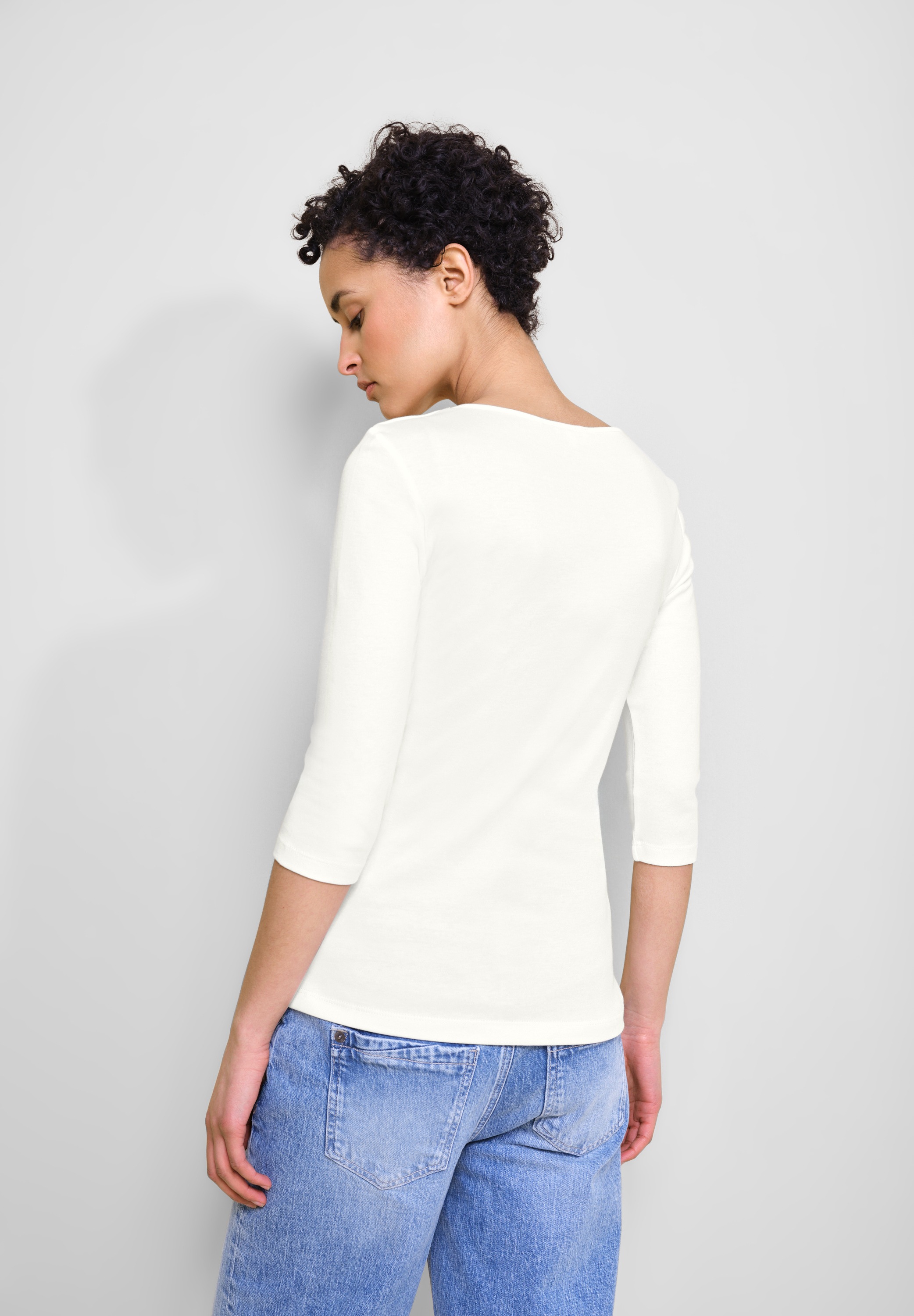 STREET ONE 3/4-Arm-Shirt, mit Rundhalsausschnitt