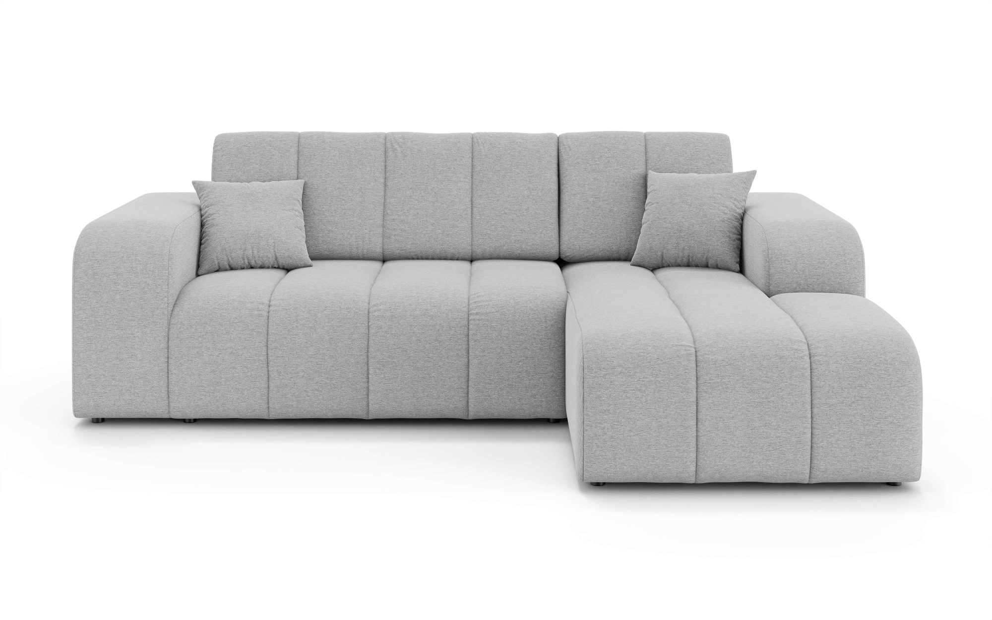INOSIGN Ecksofa »CASSY L-Form, Schlafsofa mit Bettkasten, Maße B/T/H: 245/165/88 cm«, mit 2 Rückenkissen, Recamiere rechts oder links bestellbar