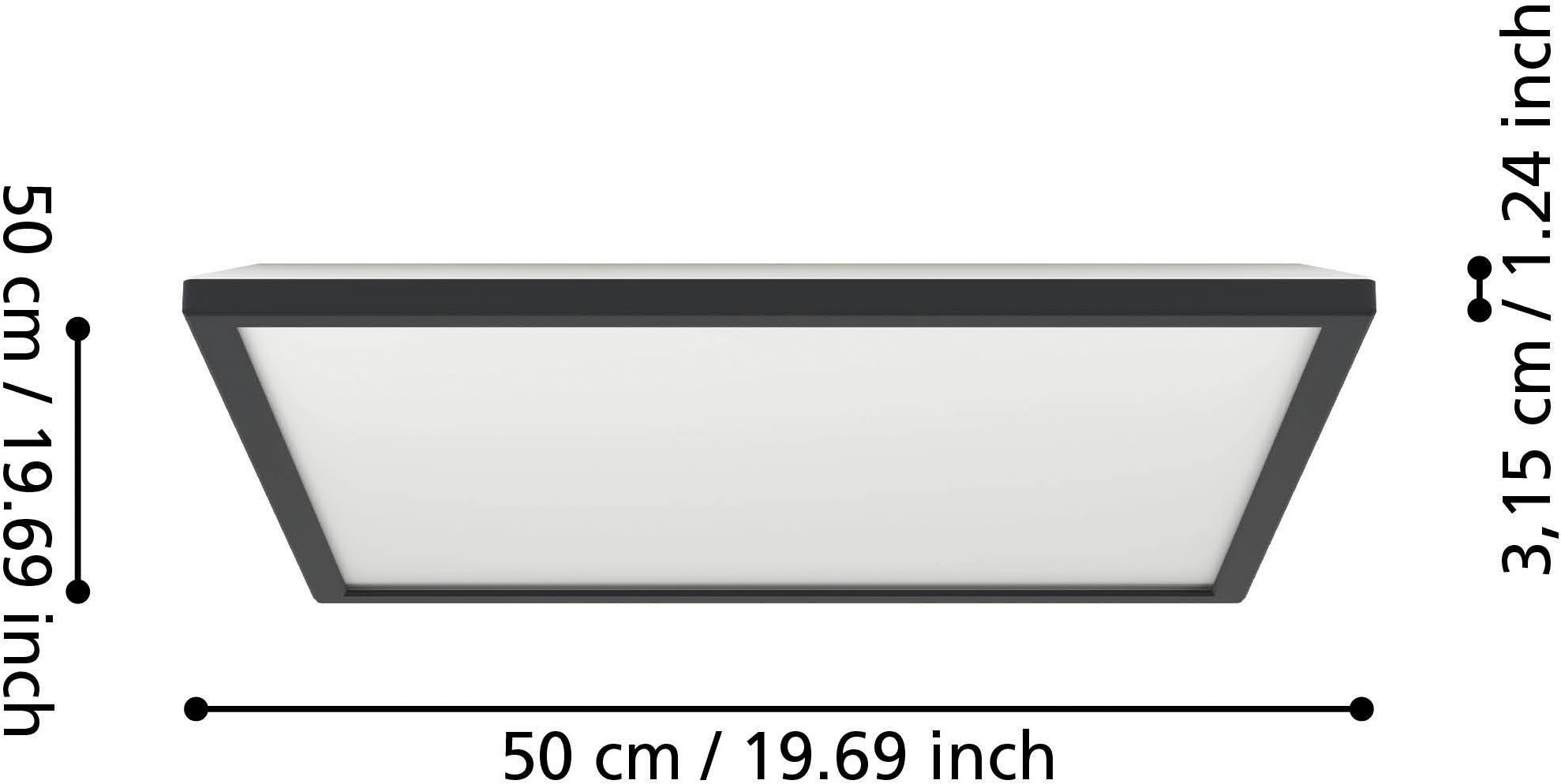 EGLO Deckenleuchte »Rovito Deckenlampe, Deckenbeleuchtung, Badlampe, Kunststoff, IP44« LED-Modul 1 Stk. Kaltweiß | Neutralweiß | Warmweiß