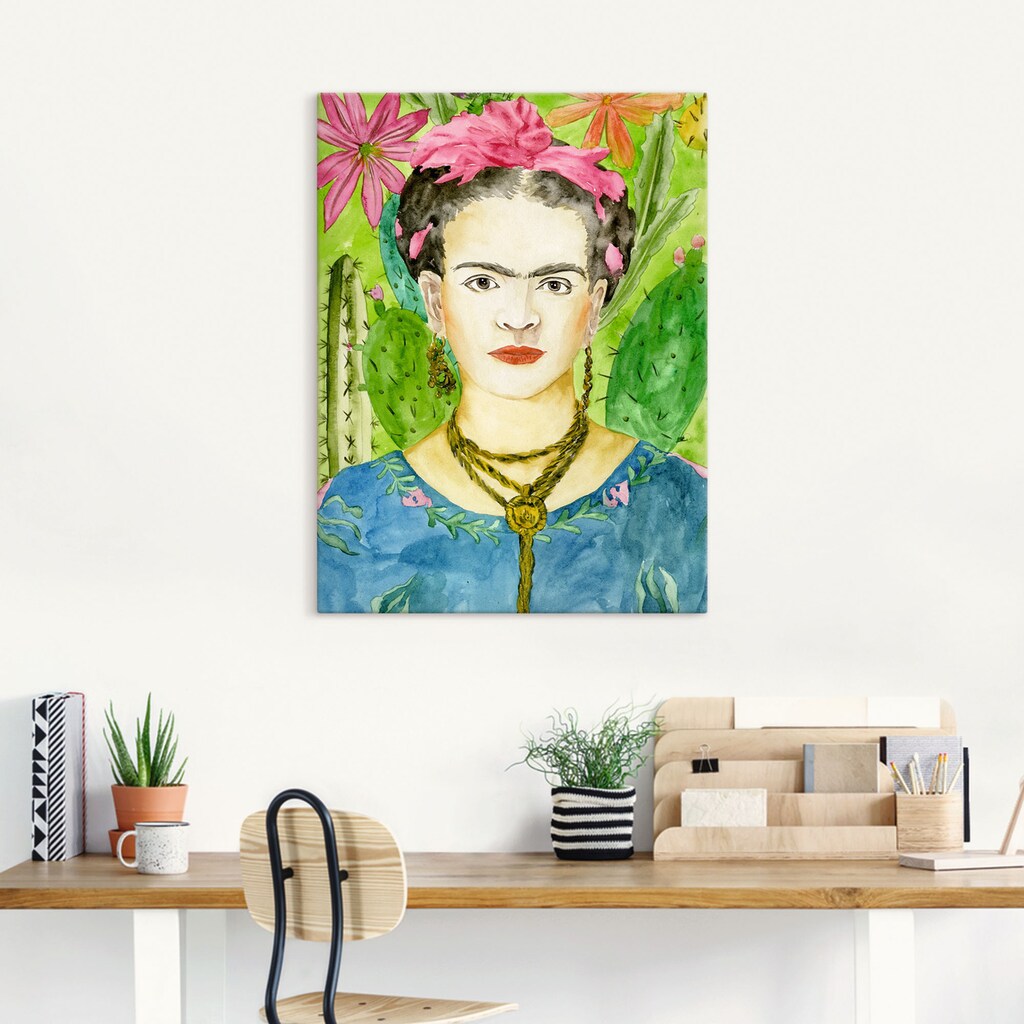 Artland Wandbild »Frida Kahlo II«, Bilder von Frauen, (1 St.)