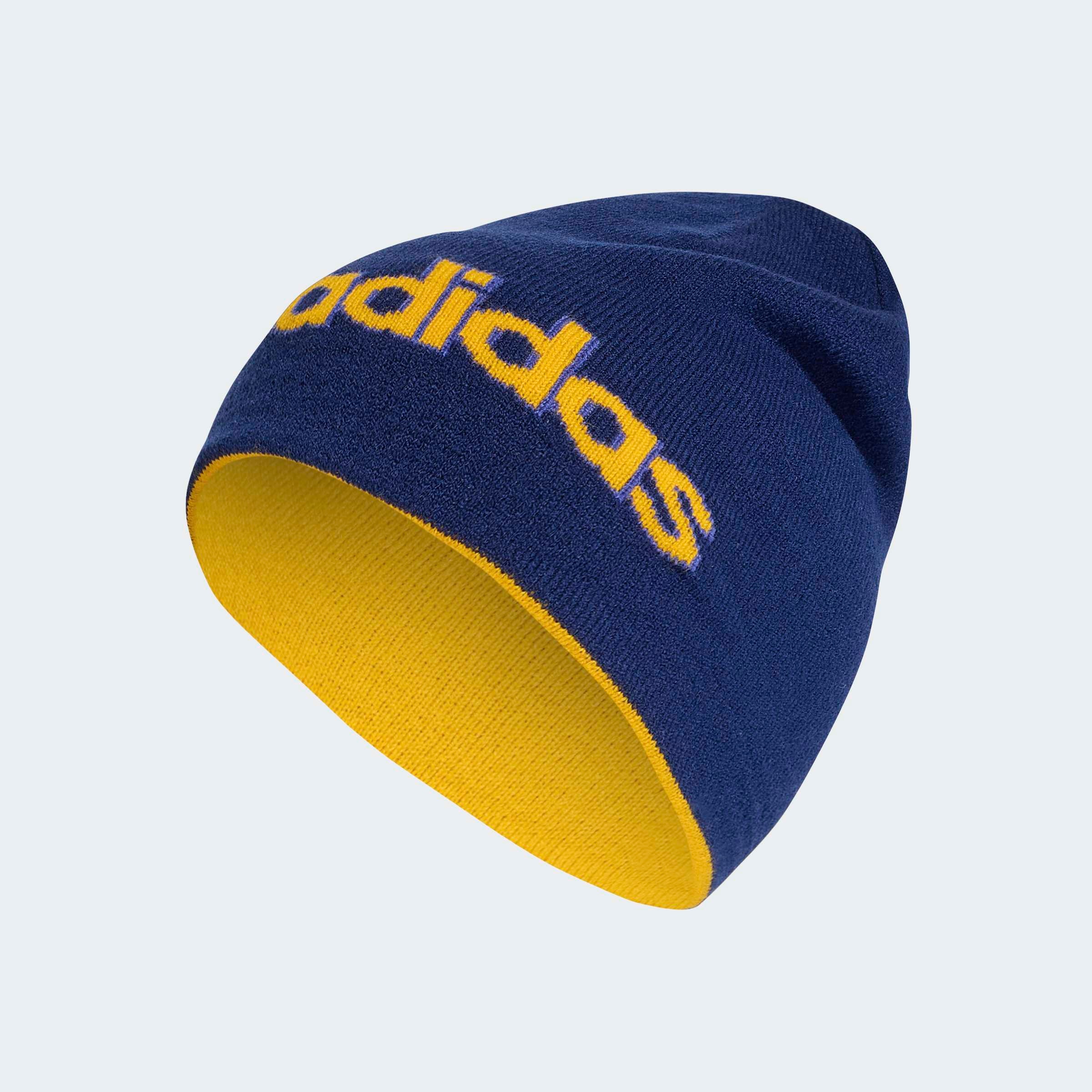 adidas Sportswear Beanie "LINEAR BEANIE" mit Strickmaterial, leichte Konstruktion, passgenauer Sitz