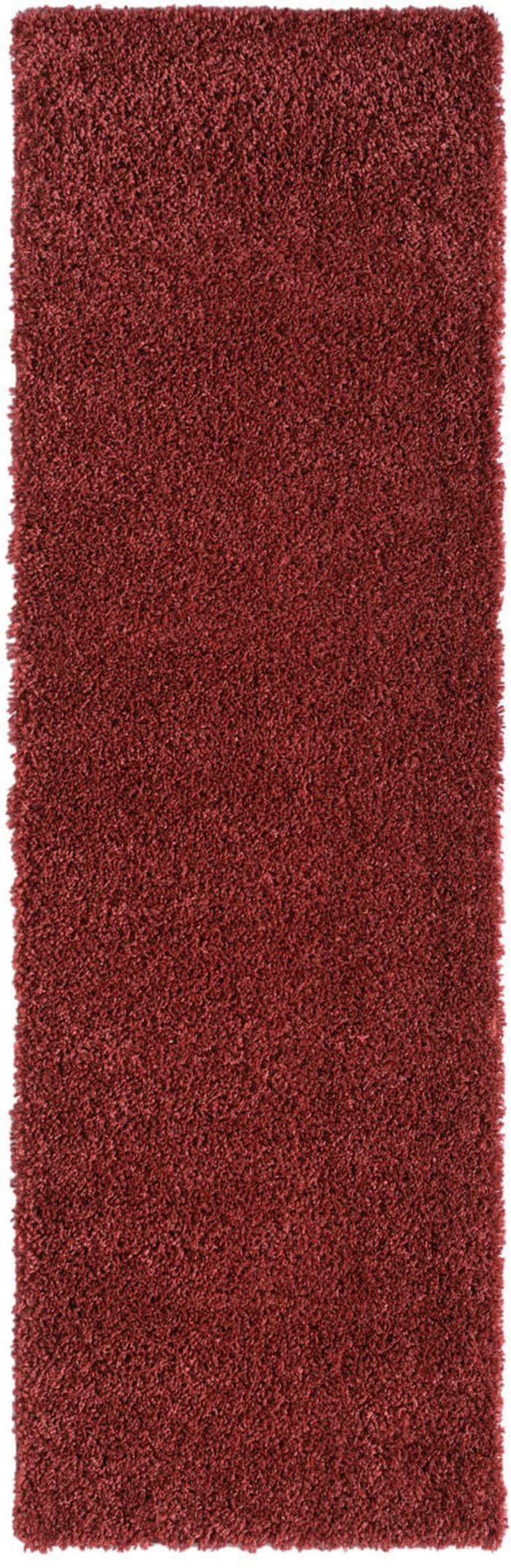 Myflair Möbel & Accessoires Hochflor-Bettumrandung »My Shaggy«, (3 tlg.), Shaggy, Uni-Farben, leicht glänzend, extra flauschig, Läufer-Set