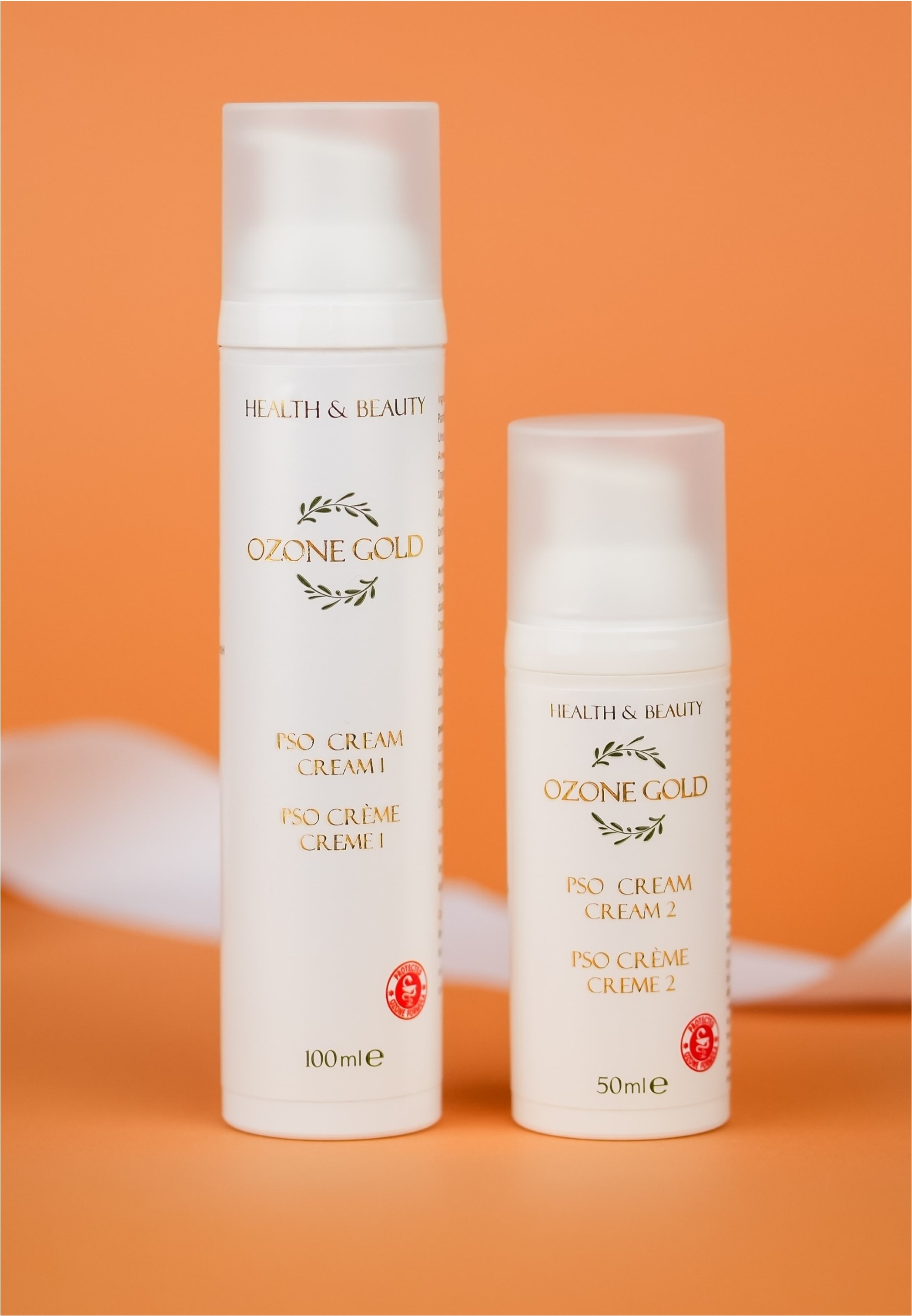 OZONE GOLD Körpercreme »Psoriasis«, (2 tlg.), bestehend aus 2 Cremes gegen Schuppenflechte