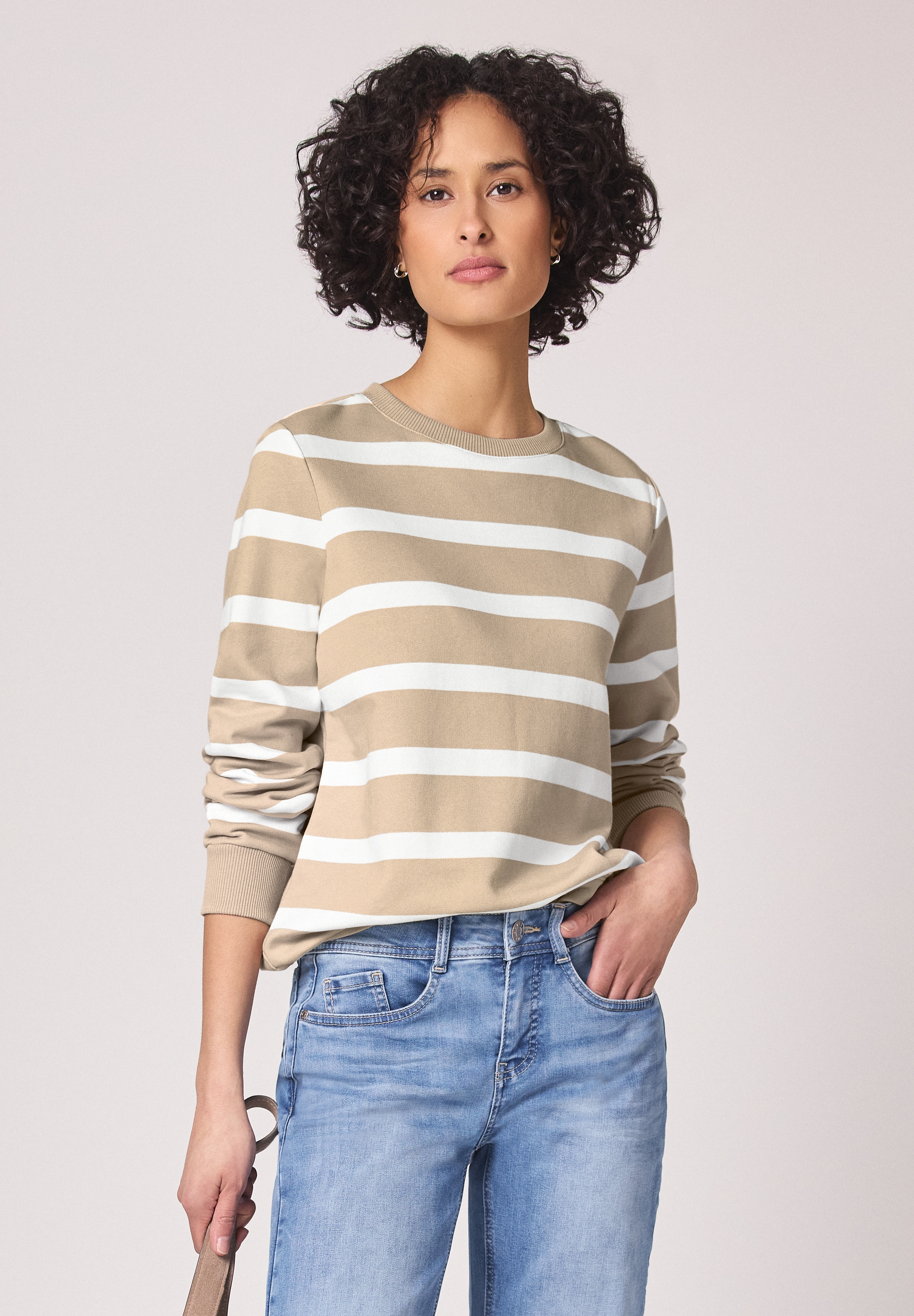 STREET ONE Sweatshirt , im Streifen-Design
