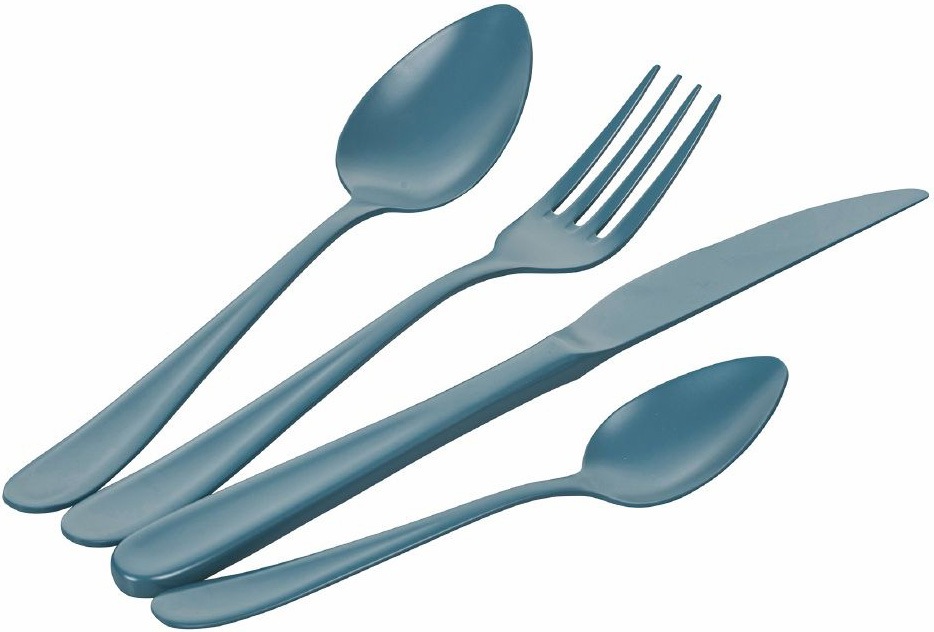 Villa d'Este Besteck-Set »Ocean«, (Set, 24 tlg.), Essbesteck-Set, mattiert