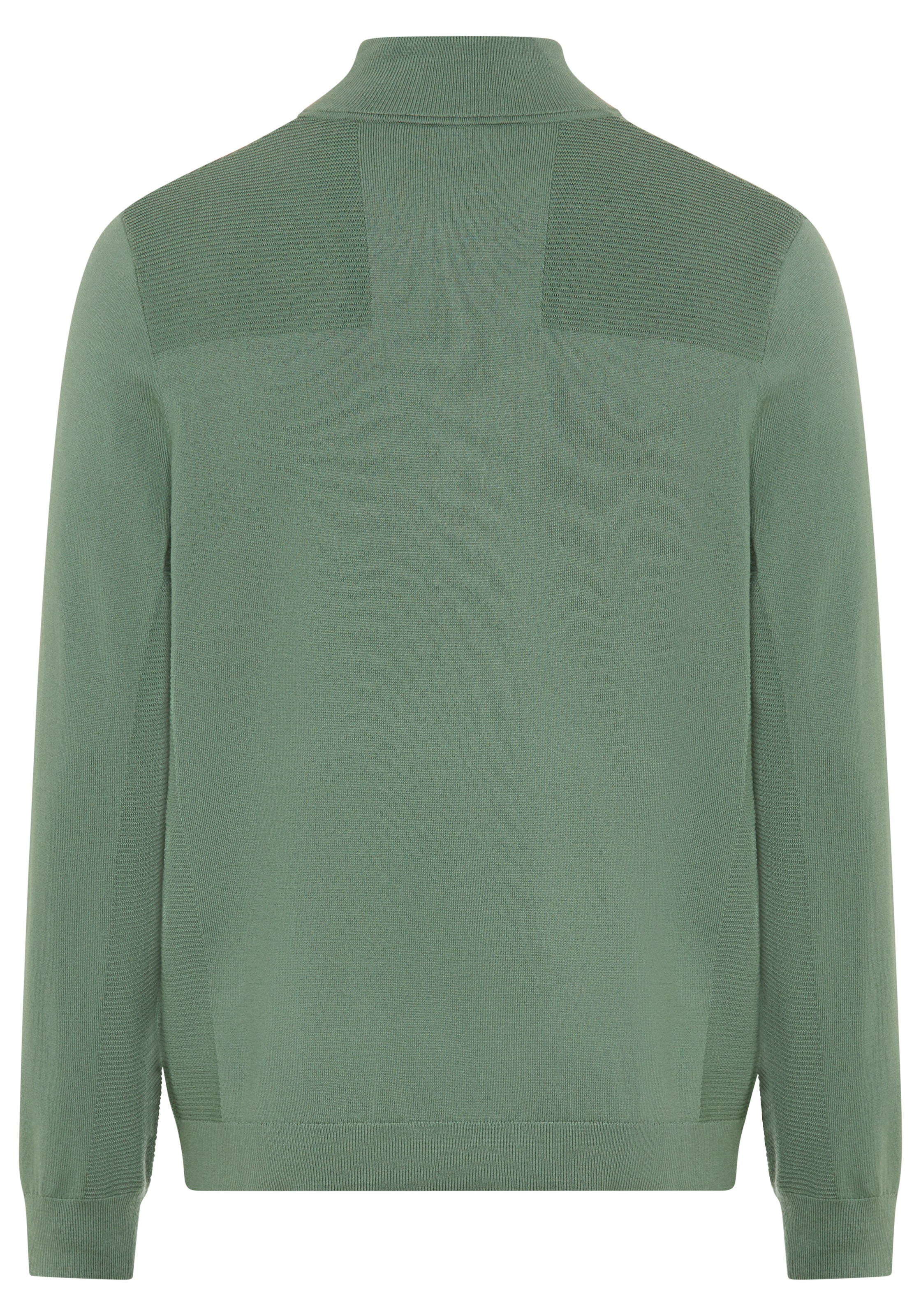 BOSS GREEN Strickpullover Stehkragen mit Reißverschluss, Regular Fit günstig online kaufen