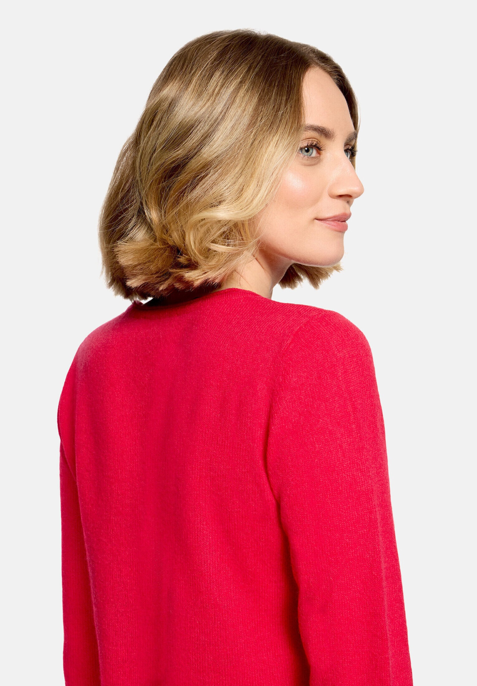 Cartoon Strickpullover »Damen mit Rundhalsausschnitt« 1