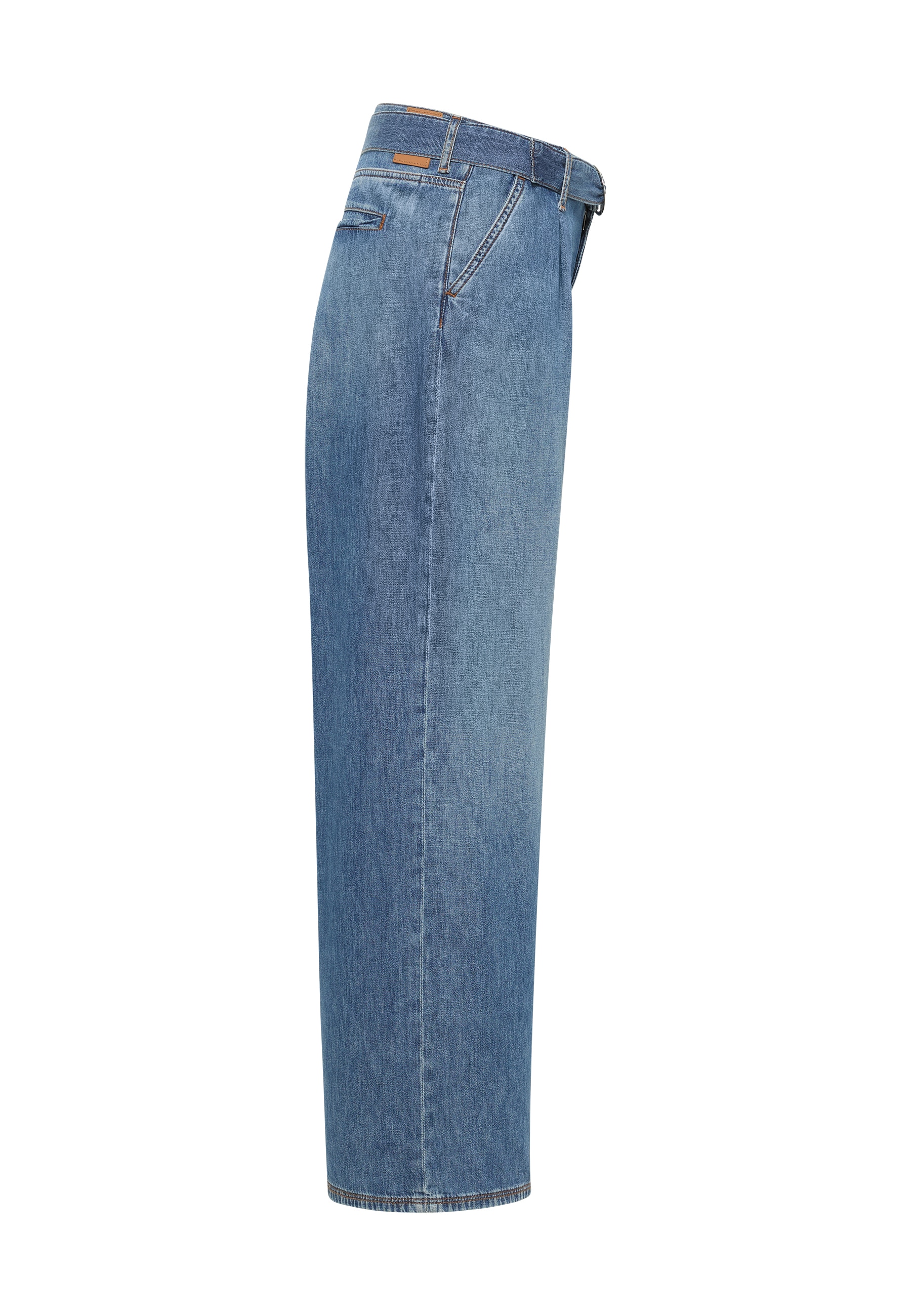 MUSTANG Weite Jeans »Damen Style Medley Wide with Belt«