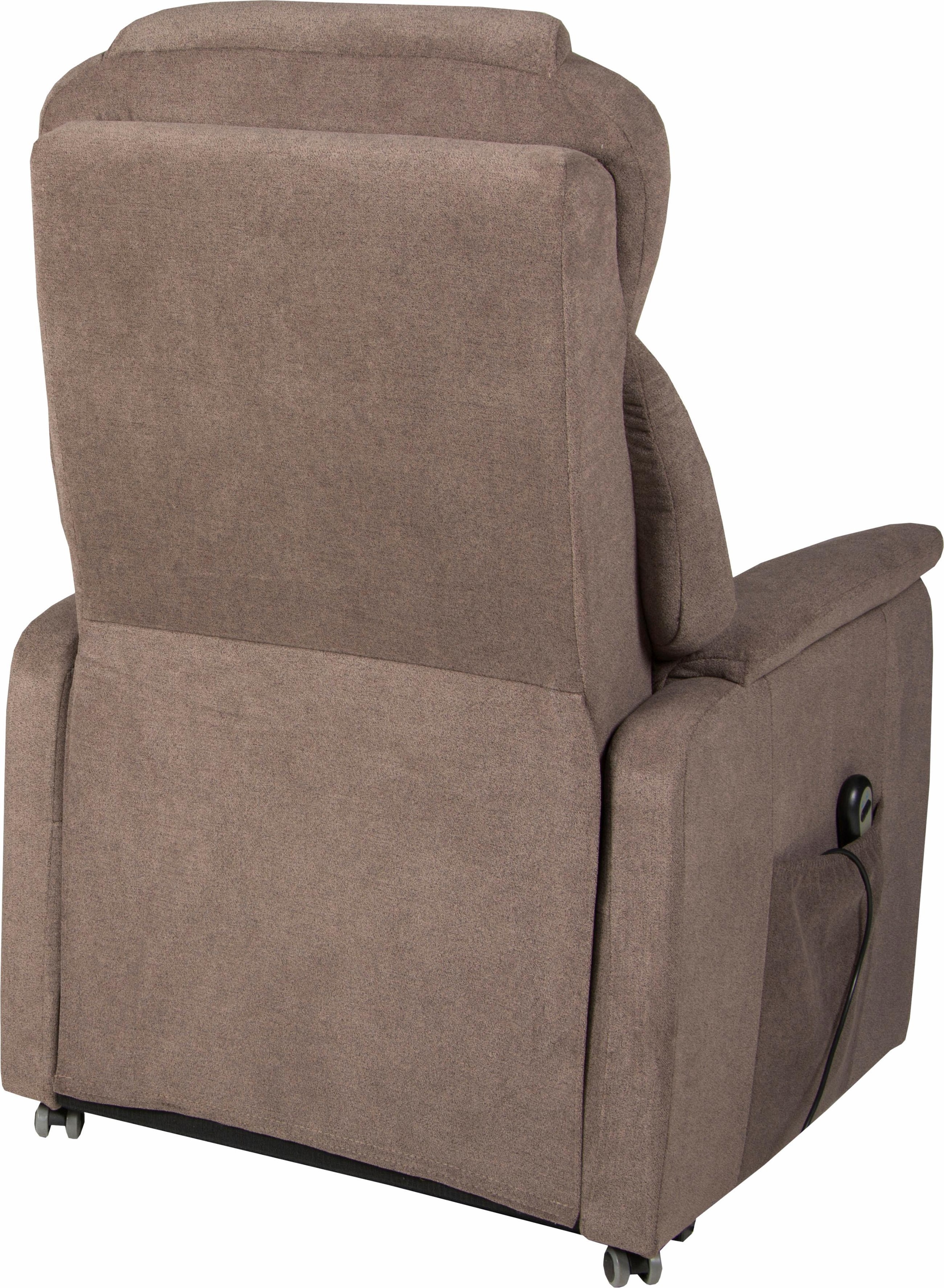 Duo Collection TV-Sessel »Toronto XXL bis 150 kg belastbar, mit elektrischer Aufstehhilfe«, Relaxfunktion und Taschenfederkern mit Stahlwellenunterfederung