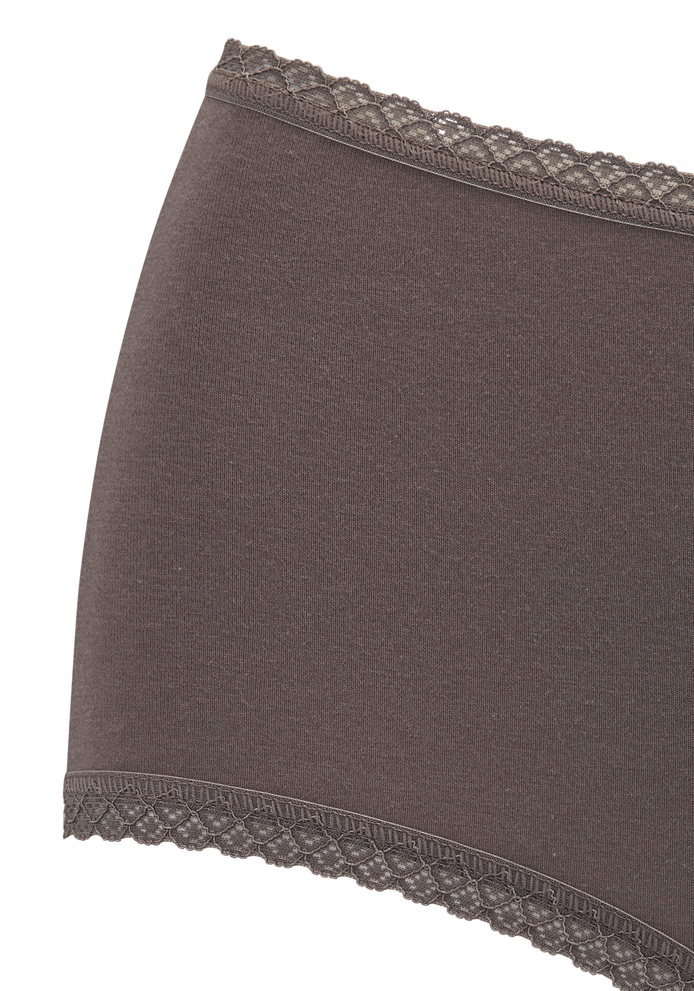 Vivance Taillenslip, (7er-Pack), aus weicher Baumwollqualität mit feiner Spitzeneinfassung