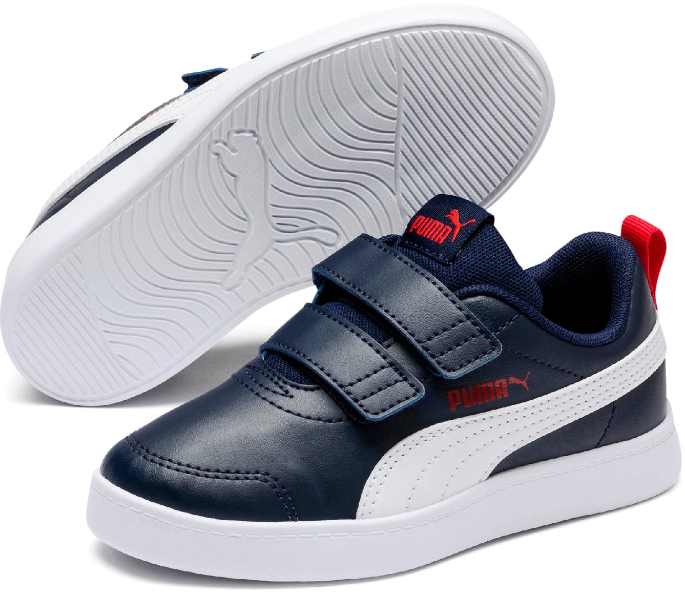 PUMA Sneaker »Courtflex v2 Klettverschluss online PS«, mit V BAUR | bestellen für Kinder
