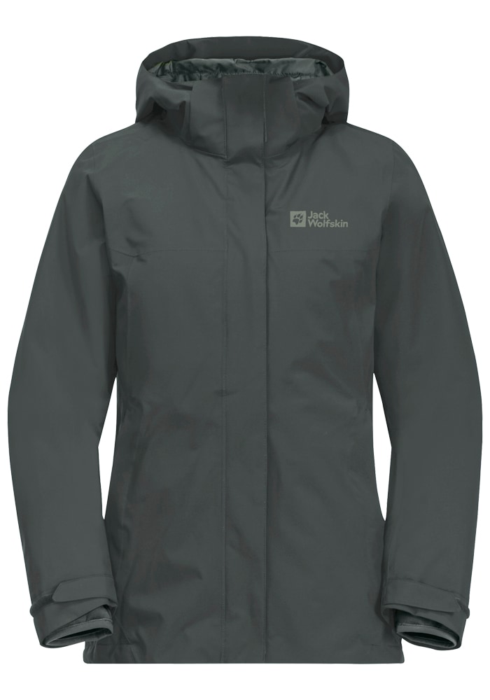 Jack Wolfskin 3-in-1-Funktionsjacke »LUNTAL 3IN1 JKT W«, mit Kapuze