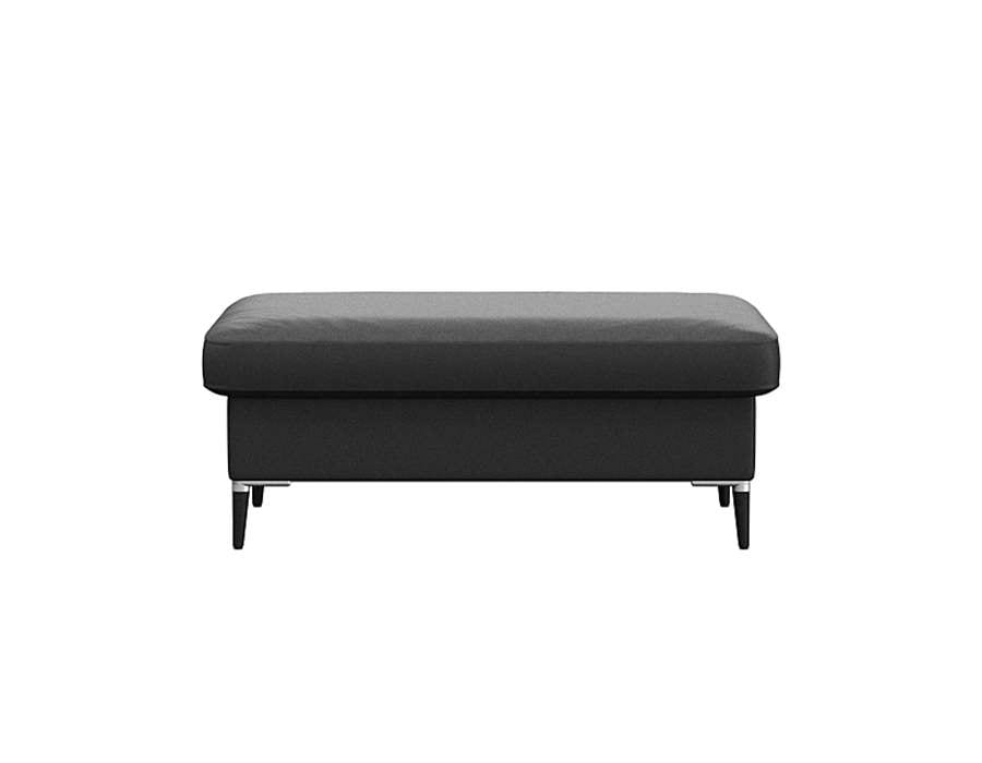 FLEXLUX Pouf »Fiore«, Kaltschaum, Füße Alu+schwarz