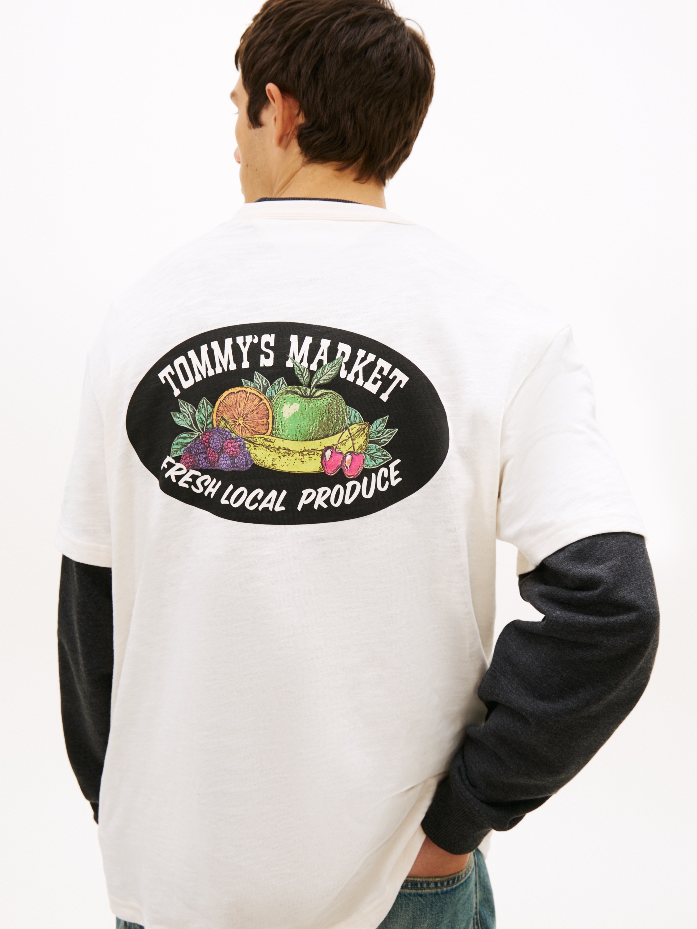 Tommy Jeans T-Shirt "NOVELTY" Relaxed fit mit Print günstig online kaufen