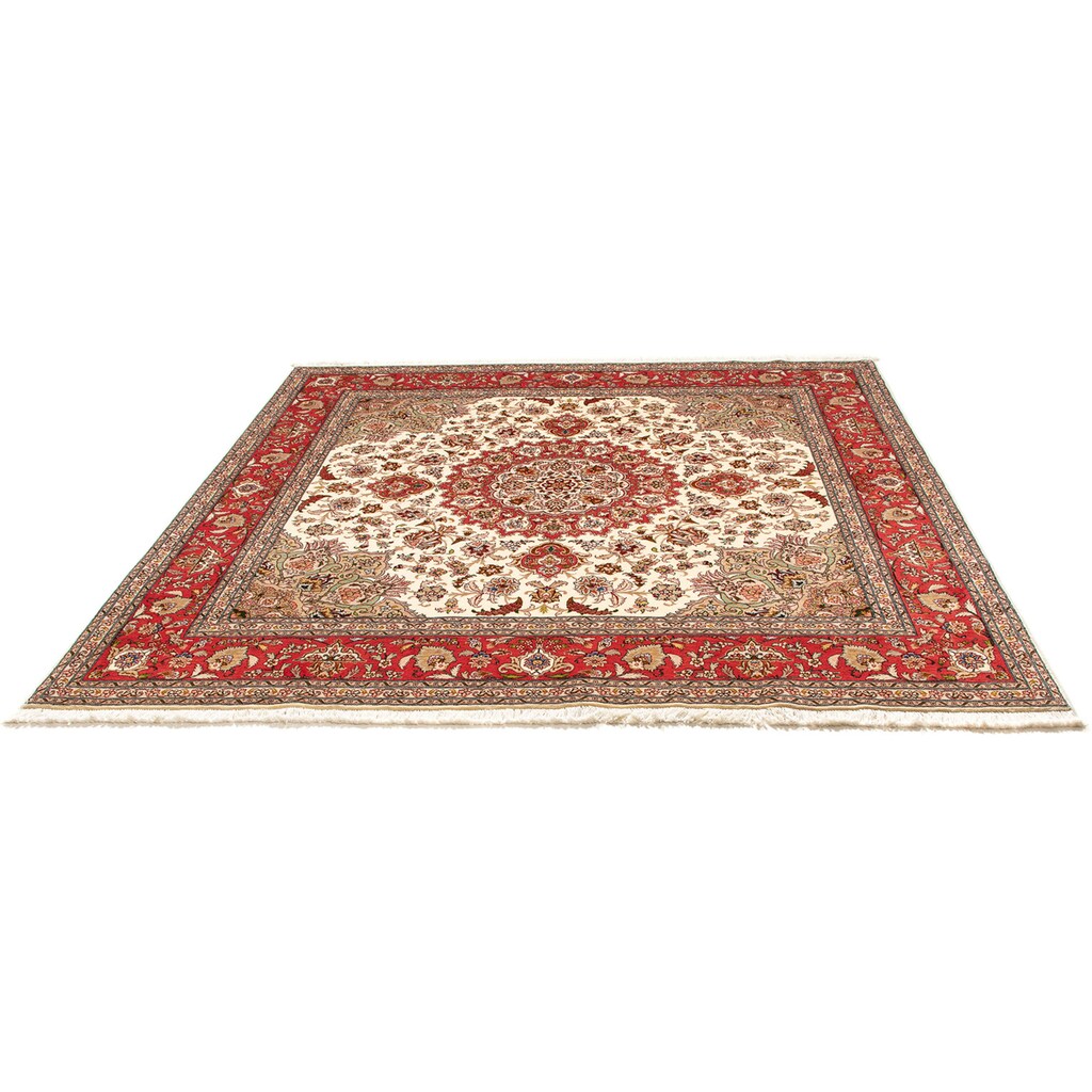 morgenland Orientteppich »Perser - Täbriz - Royal quadratisch - 203 x 200 cm - beige«, quadratisch