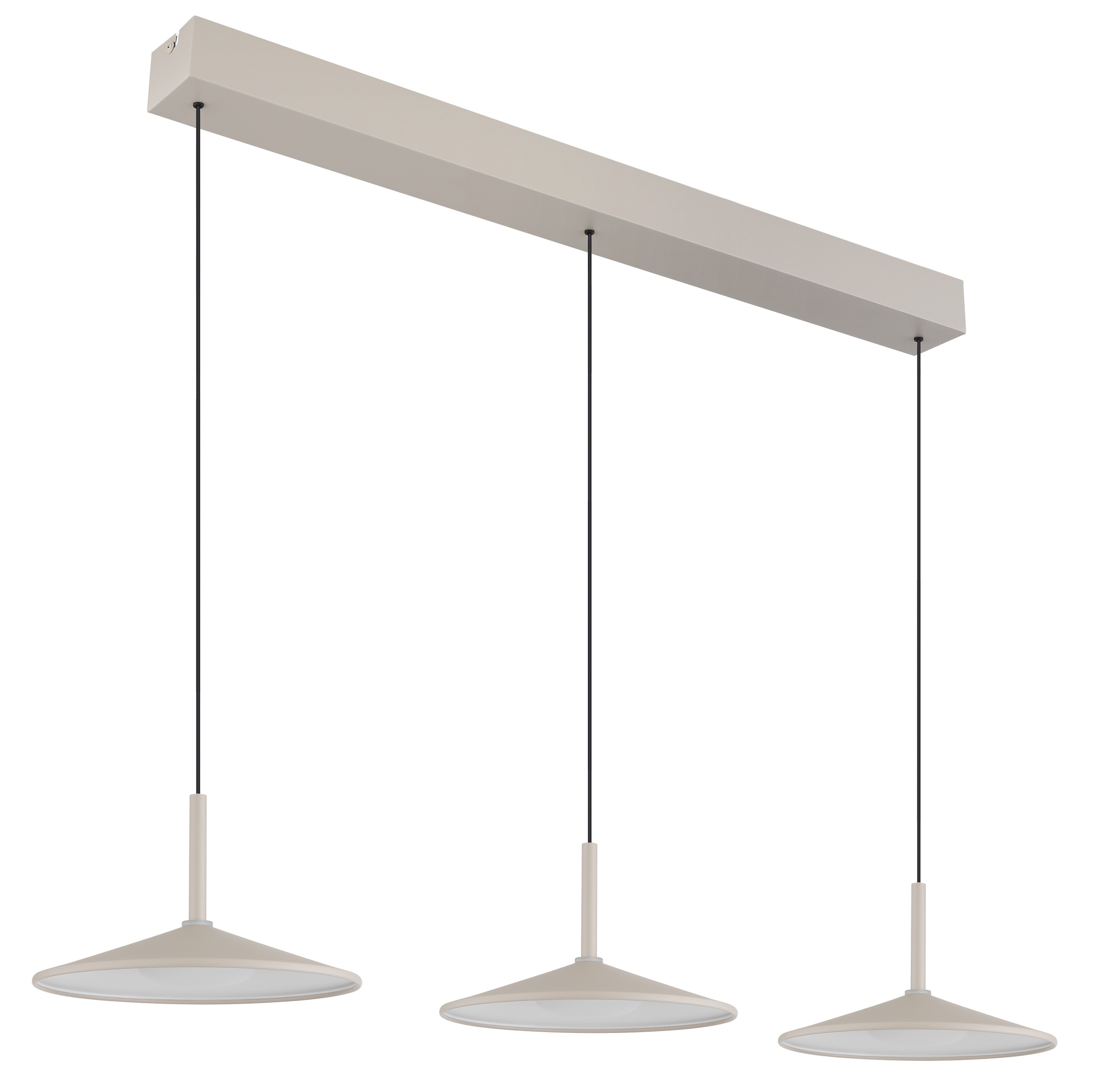 GLOBO LIGHTING Hängeleuchte »LAMPONE« LED-Modul 1 Stk. Warmweiß Hängeleuchte Sand, Opal, Soft-Lift, höhenverstellbar, LED 24W