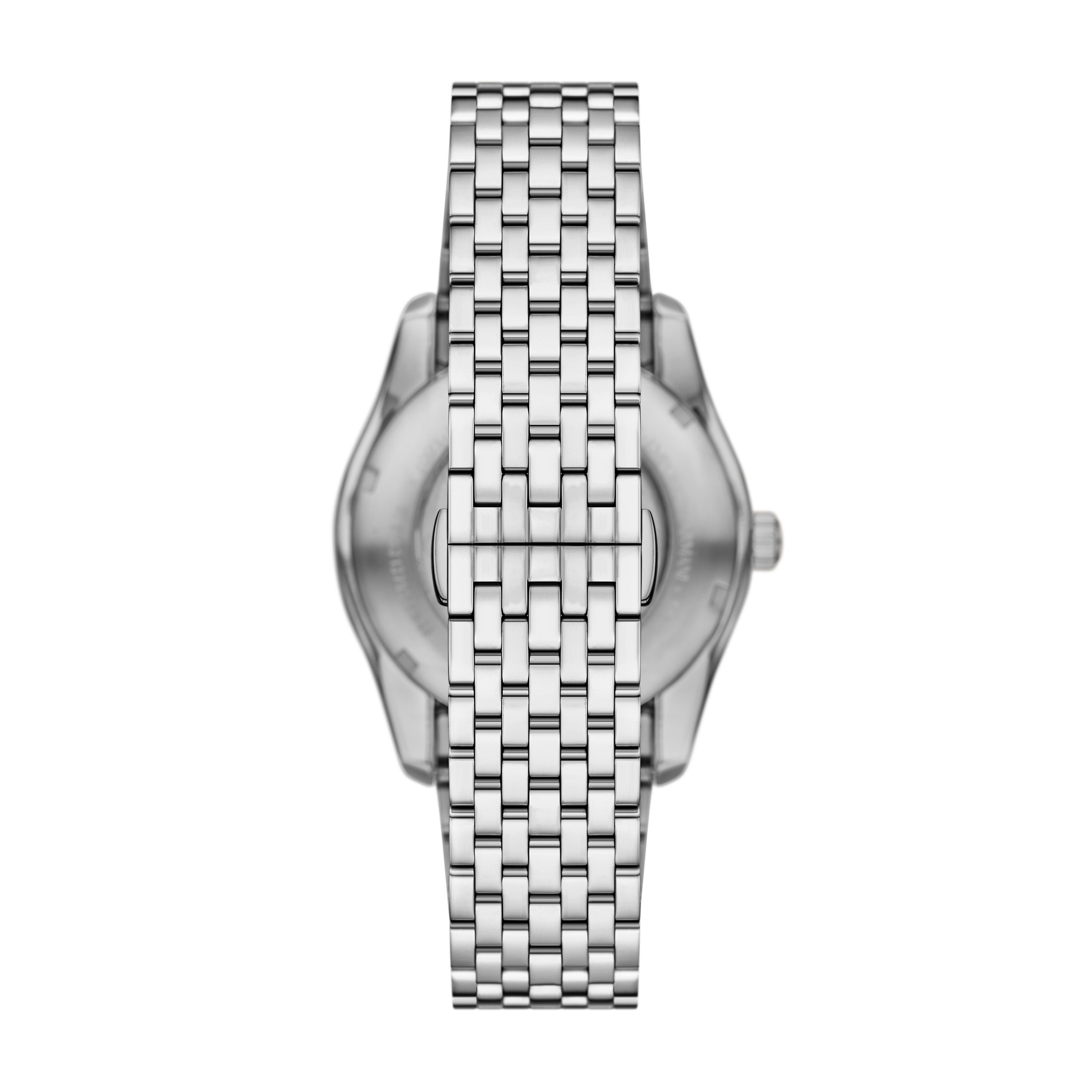 Emporio Armani Automatikuhr, Armbanduhr, Herrenuhr, Mechanische Uhr, Edelstahlarmband, analog