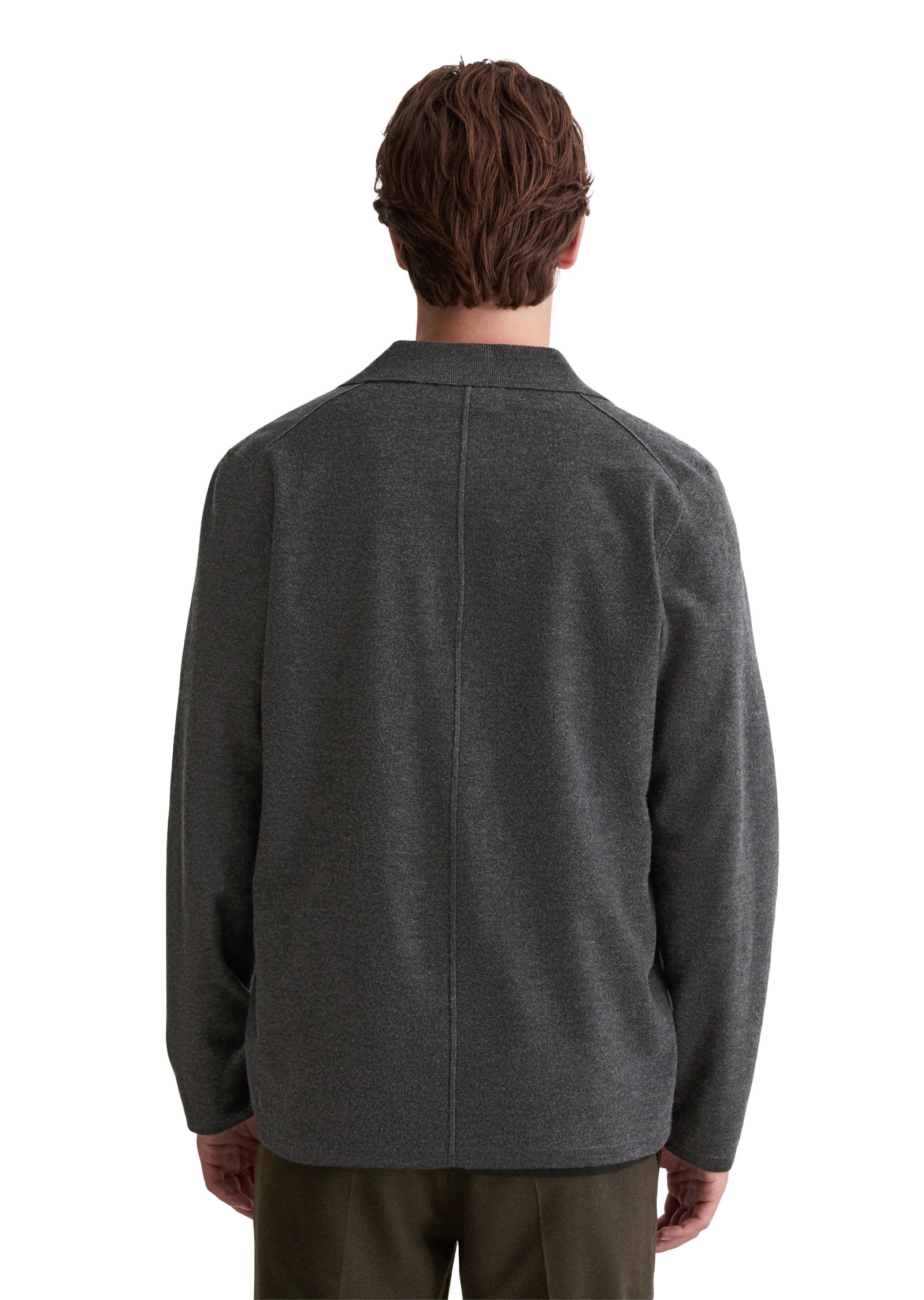 Marc O'Polo Strickjacke »aus gewalktem Schurwolle-Mix«
