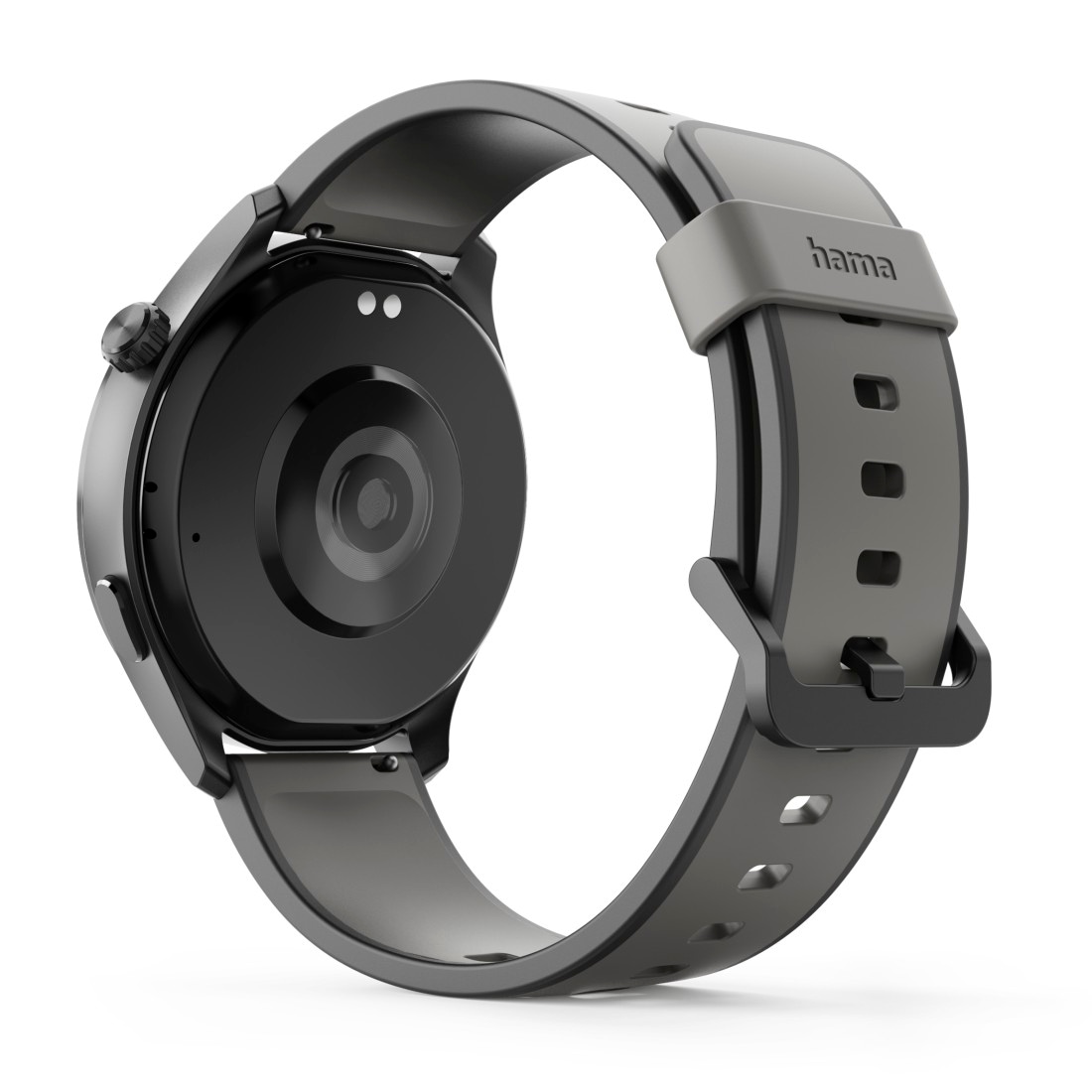 Hama Smartwatch »Smartwatch m. GPS (1,43", Musikspeicher, Telefonfunktion, wasserdicht)«, (3,63 cm / 1,43 Zoll), Sprachassistent, GPS, IP68, Herzfrequenz, Kalorien, Schlafanalyse)