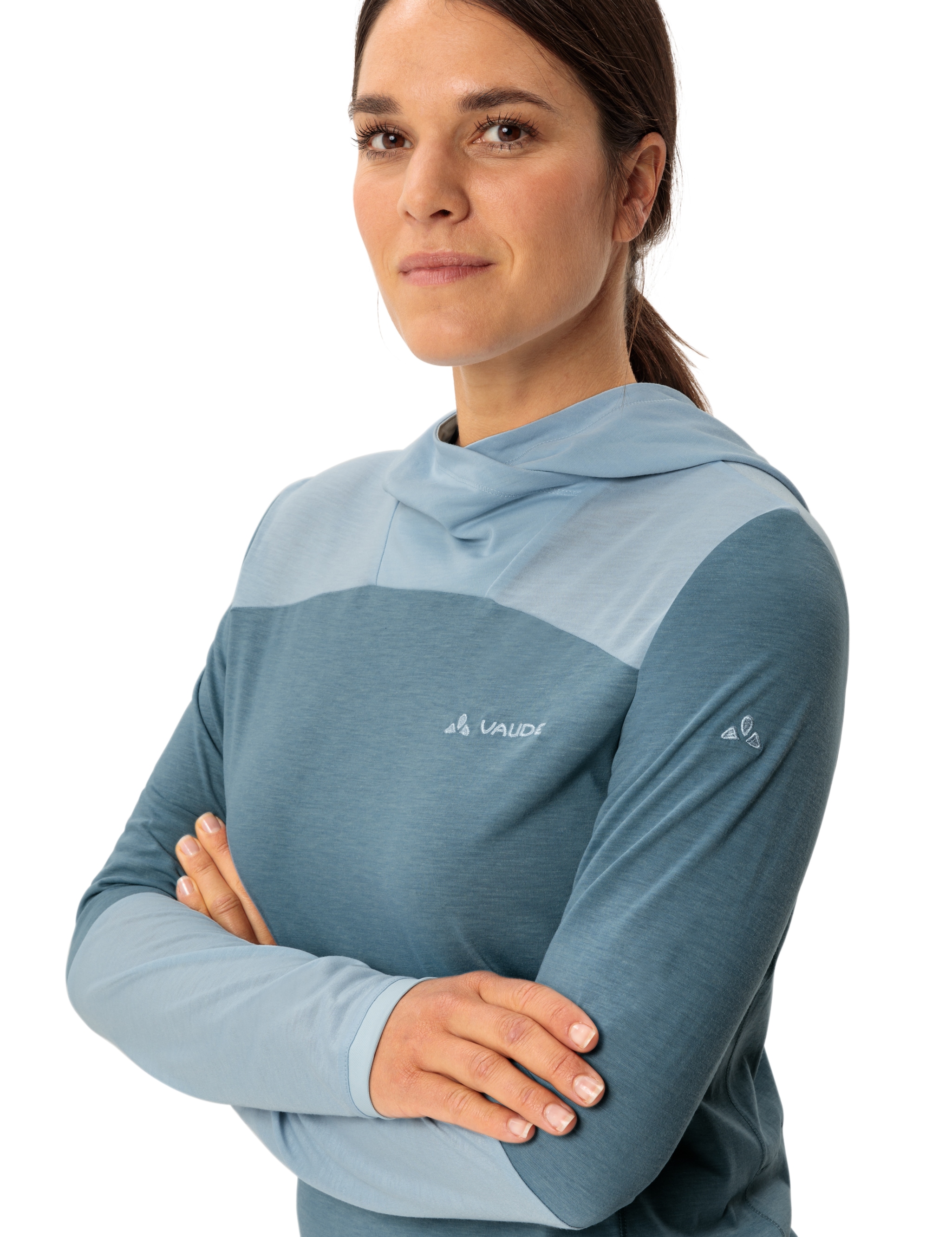 VAUDE Funktionsshirt »WOMEN'S TREMALZO LS SHIRT«, (1 tlg.), Rückentasche mit gewendetem Reißverschluss