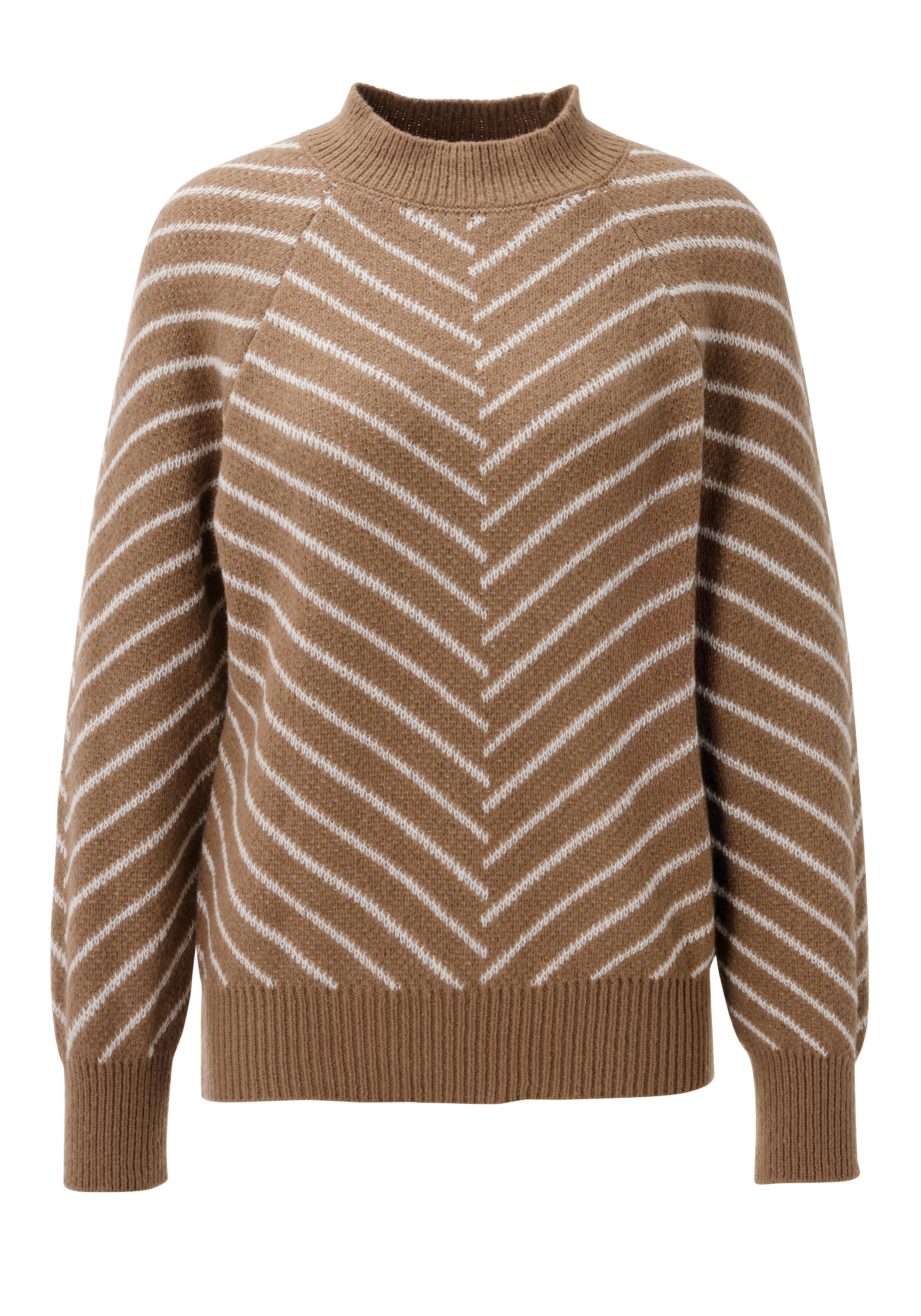 Aniston CASUAL Strickpullover im extravaganten Streifen-Dessin - NEUE KOLLEKTION