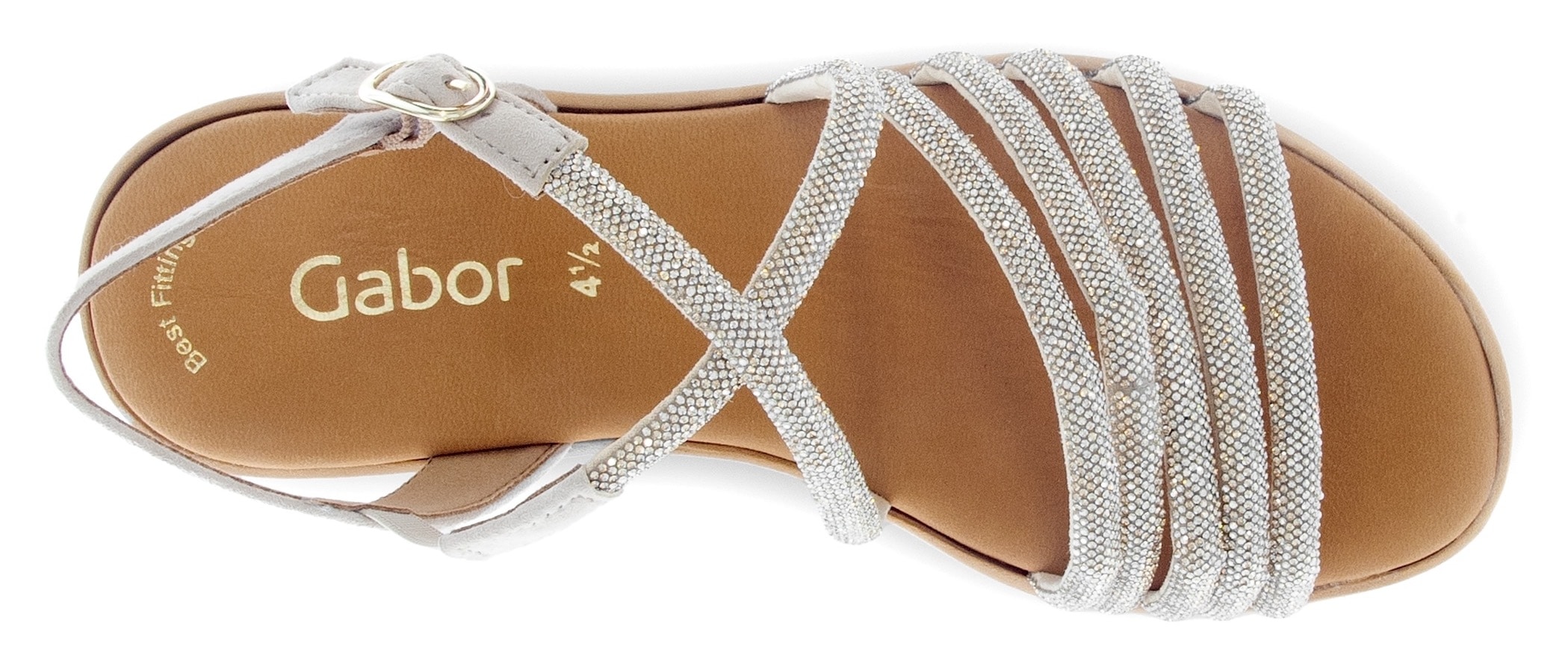 Gabor Keilsandalette, Plateau, Sommerschuh, Riemchensandale mit Best Fitting-Ausstattung
