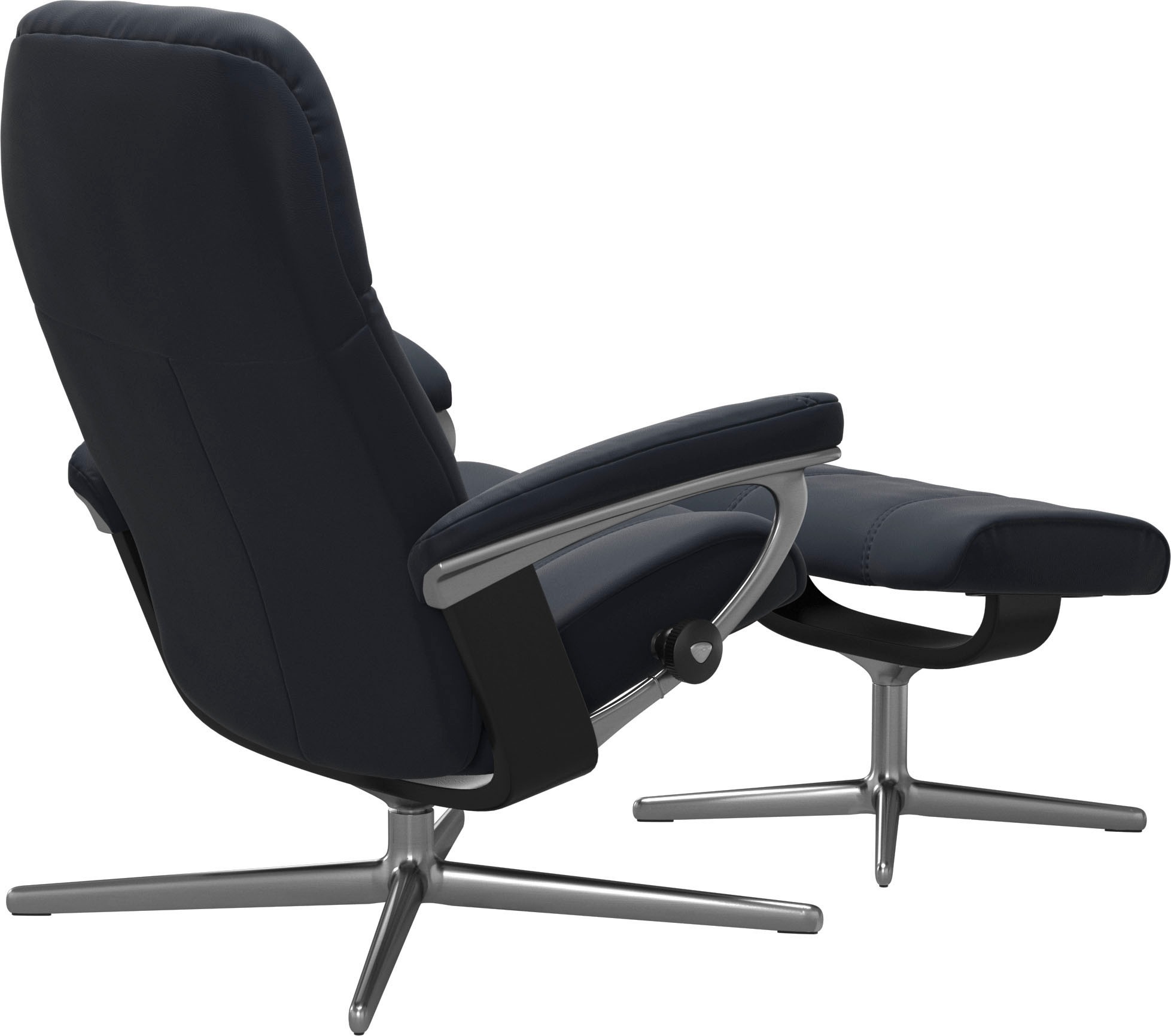 Stressless® Fußhocker »Consul«, mit Cross Base, Größe S, M & L, Holzakzent Schwarz
