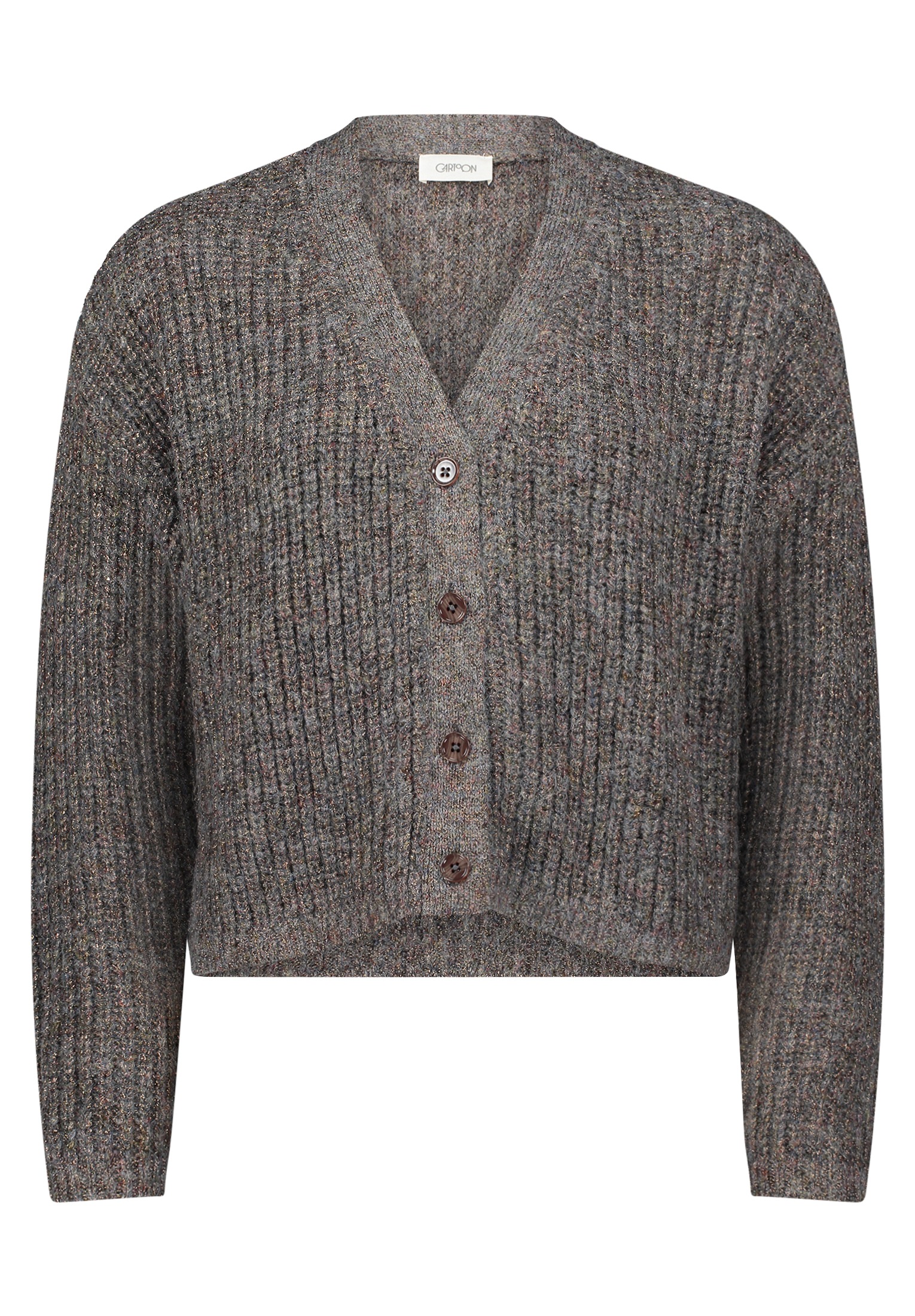 Cartoon Strickjacke "Damen Cardigan mit V-Ausschnitt", 1 Stk. günstig online kaufen