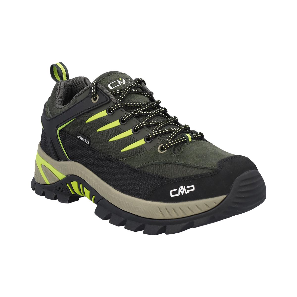 Cmp Herren Pine Mela Wanderschuh "Rigel 2.0 Low Wp Trekking Shoes" Wasserdicht erhältlich in Größe 40/42/43/44/46/47 von Baur
