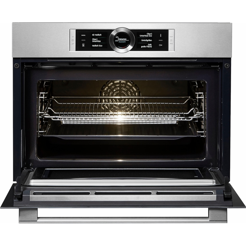 BOSCH Backofen mit Mikrowelle »CMG636BS1«, CMG636BS1, ecoClean Direct