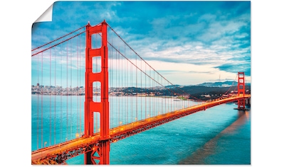 Wandbild »Golden Gate Bridge«, Brücken, (1 St.)