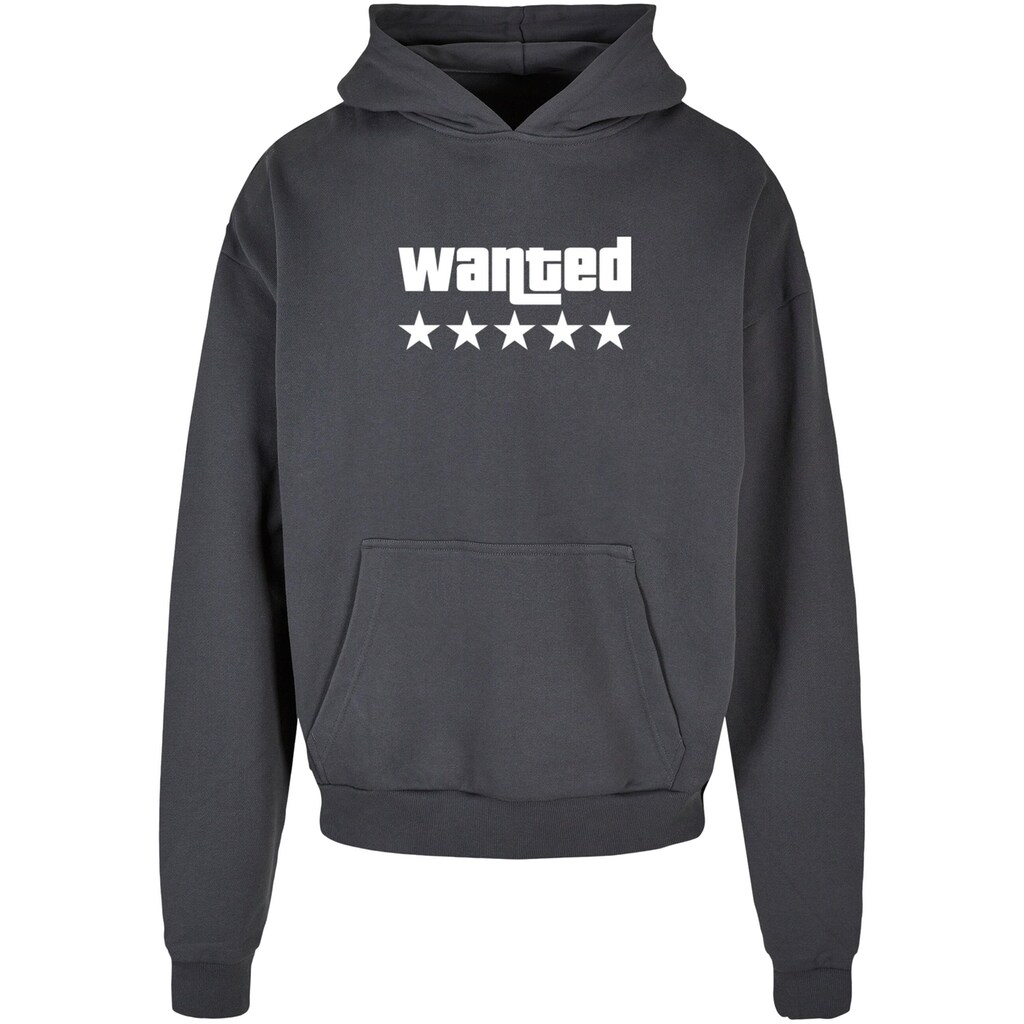 Merchcode Kapuzensweatshirt »Merchcode Herren Wanted Ultra Heavy Hoody«, (1 tlg.)