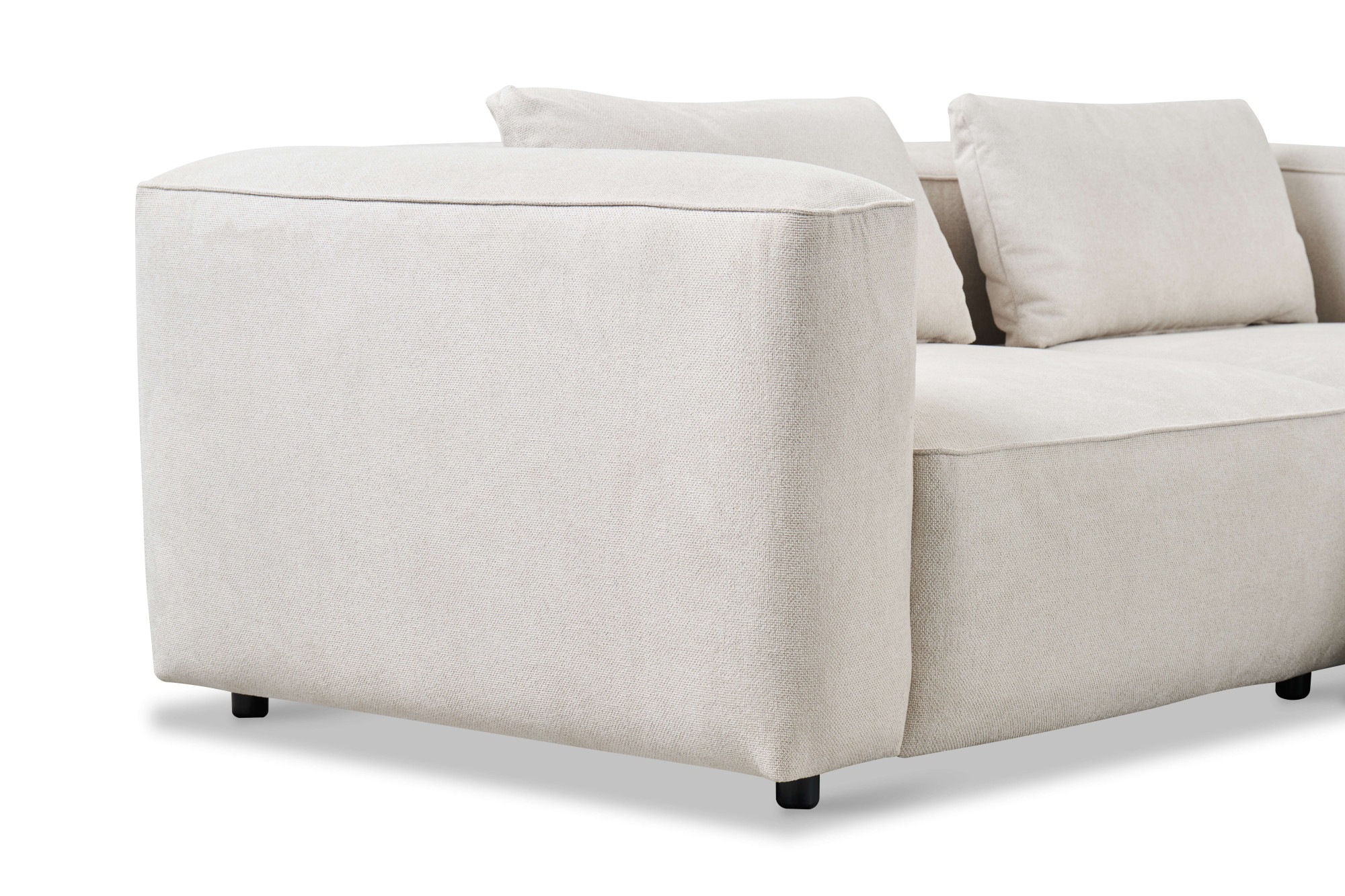 andas Ecksofa »Tvinnet«, Breite 228 cm, extra tiefe Sitzfläche, kubisches Sitzvergnügen